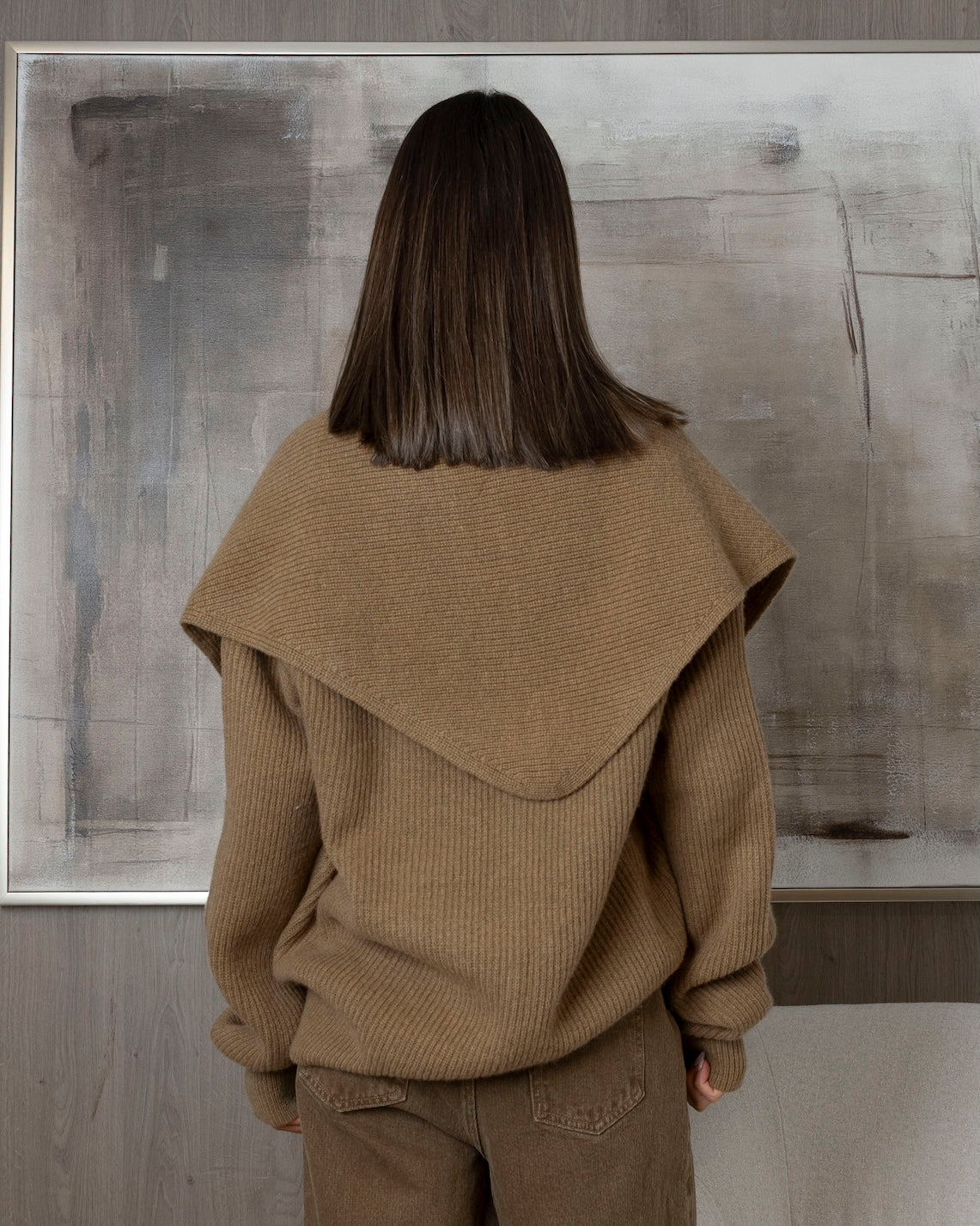 Knit with Jumper Style Wrap