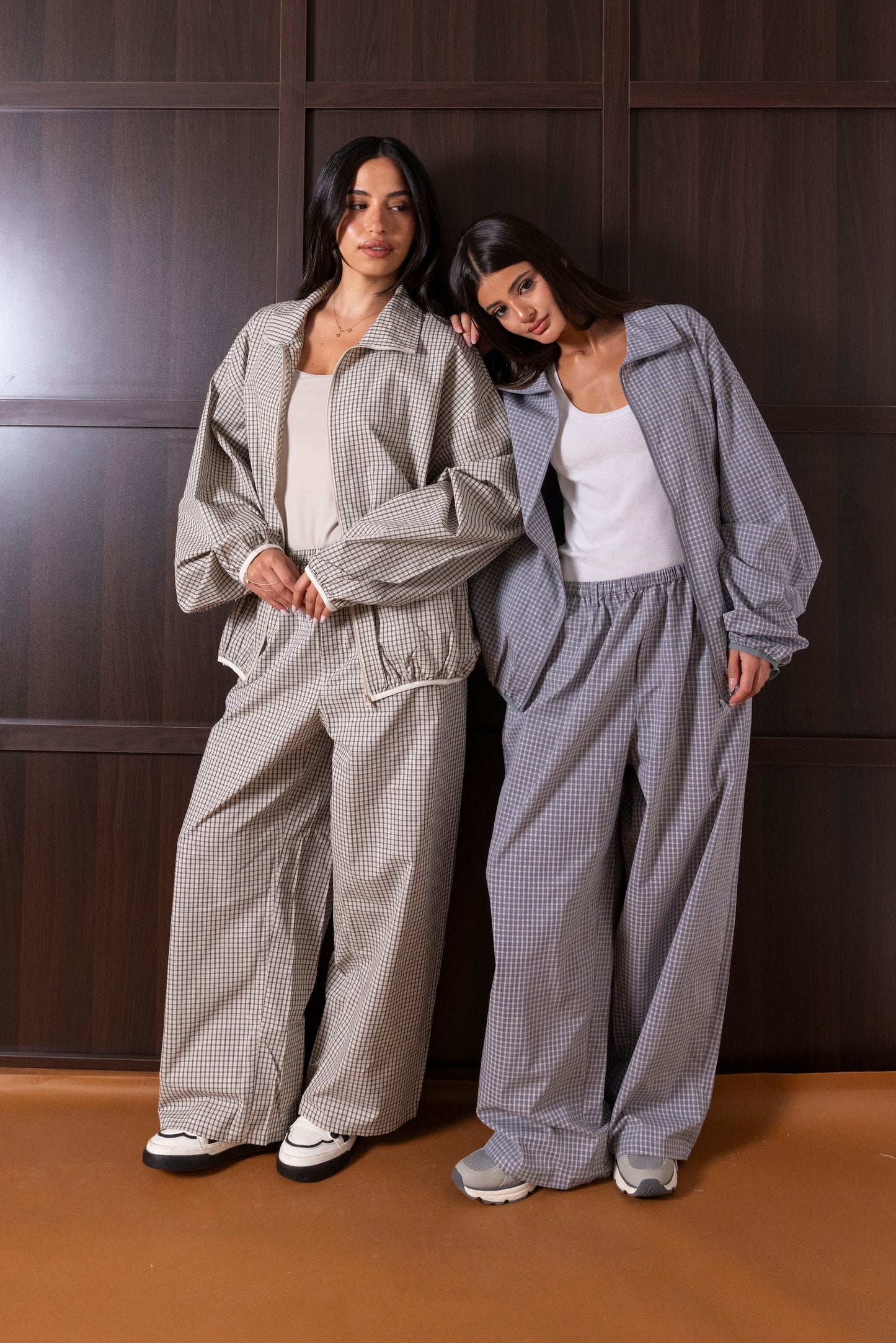Plaid Oversized Set