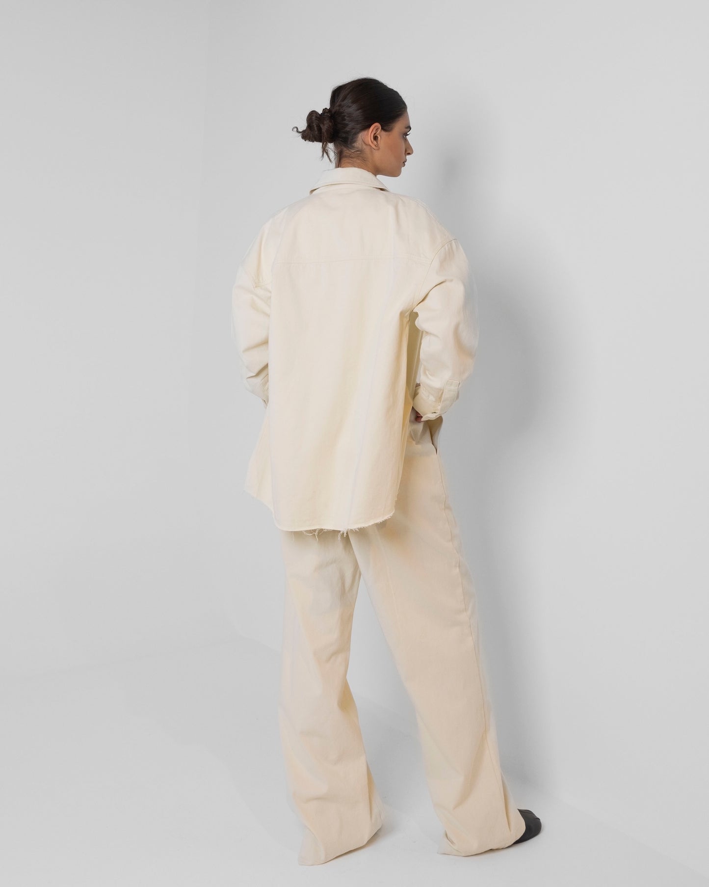 Beige Minimal Casual Set