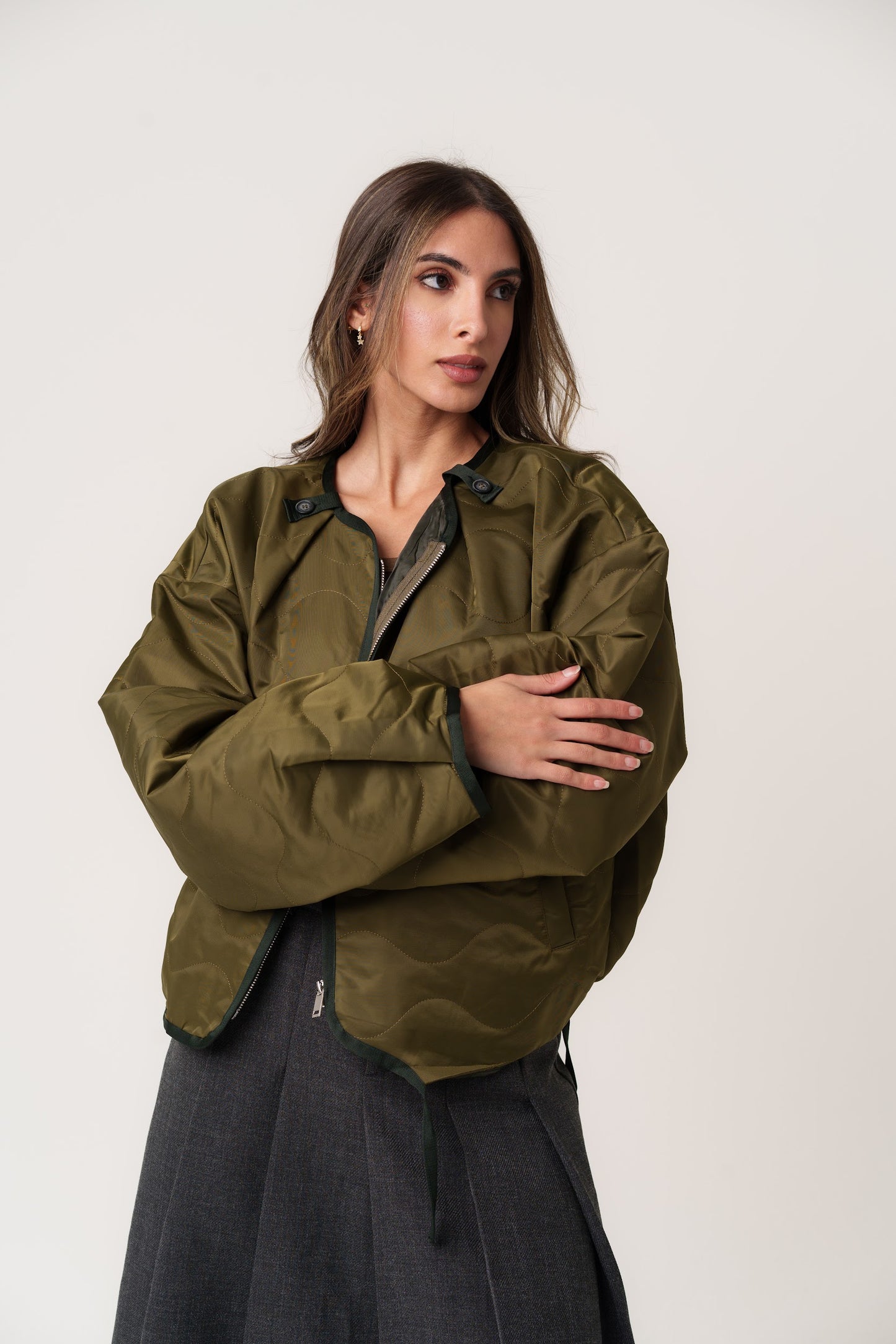 Olive Short Jacket