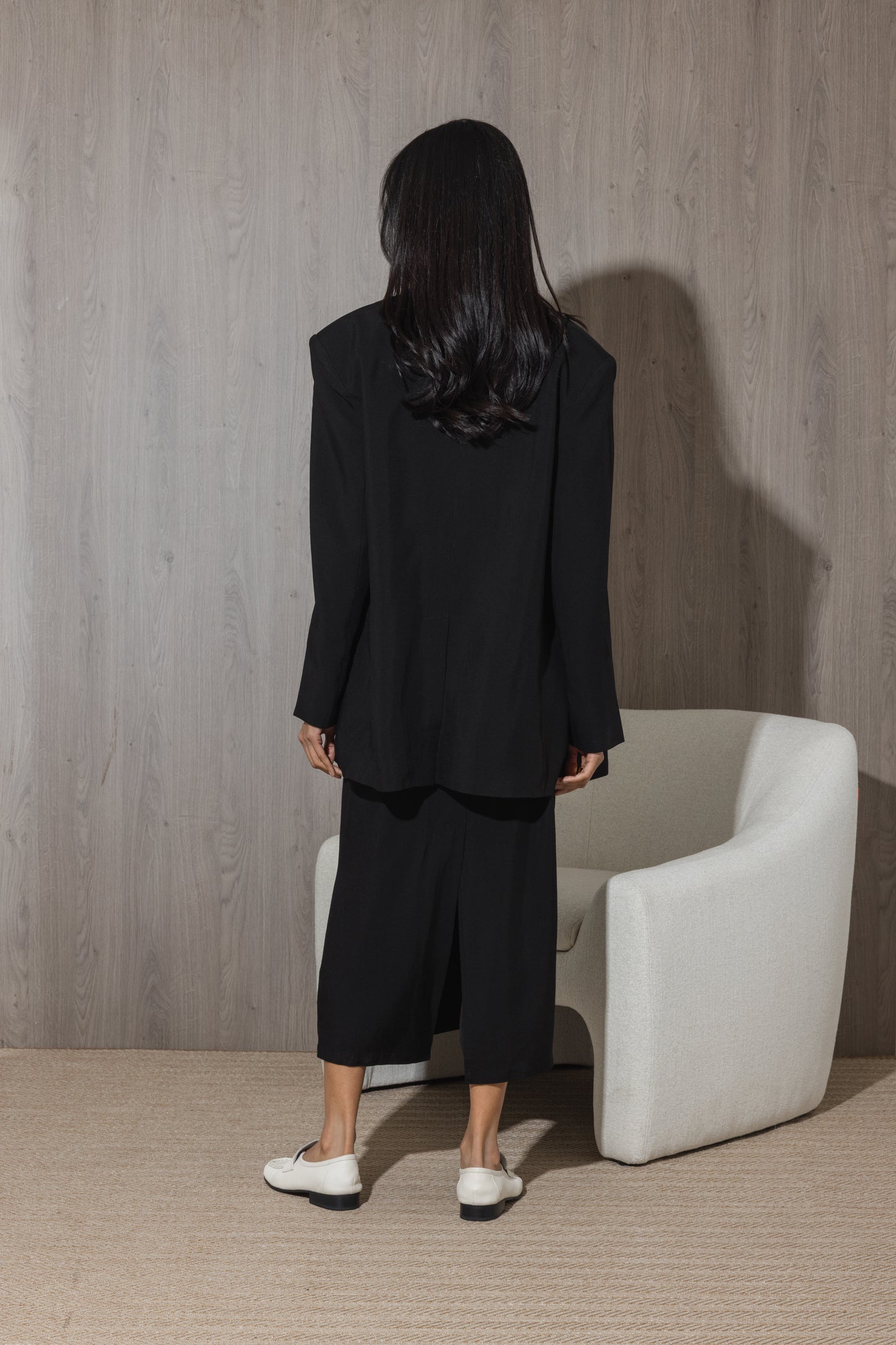 Black Blazer & Dress Set