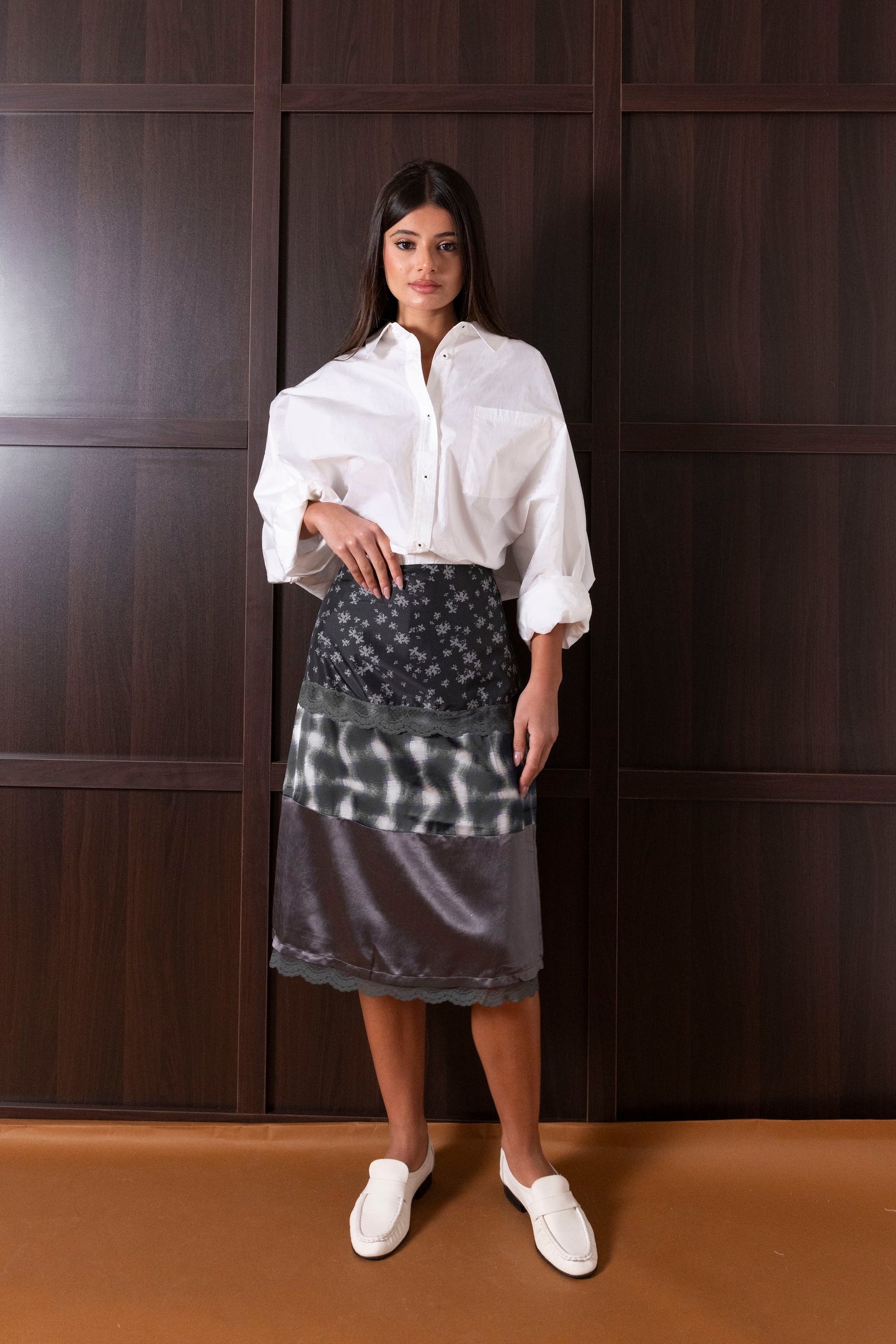 Mixed Patterns Skirt