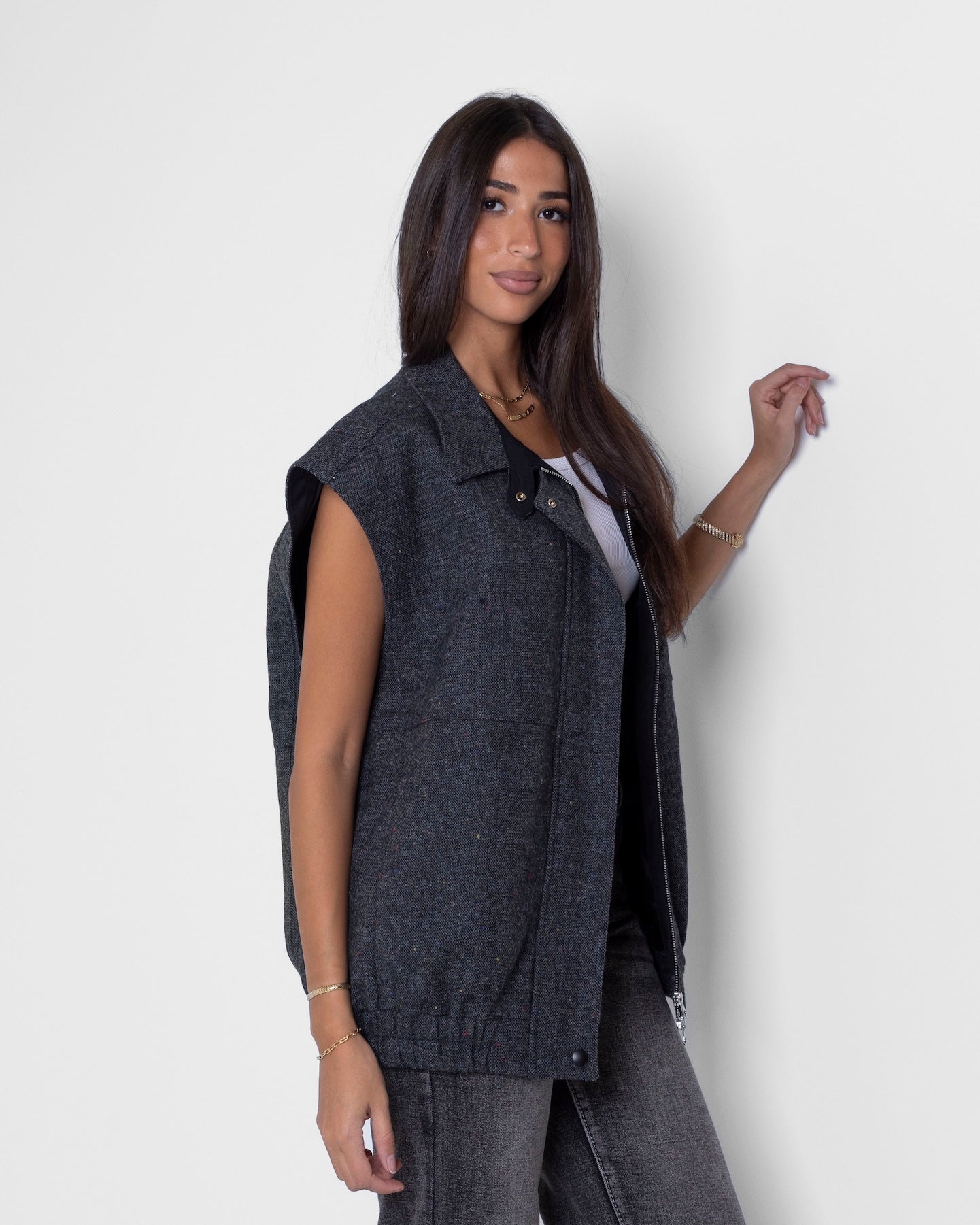 Wool Oversized Vest