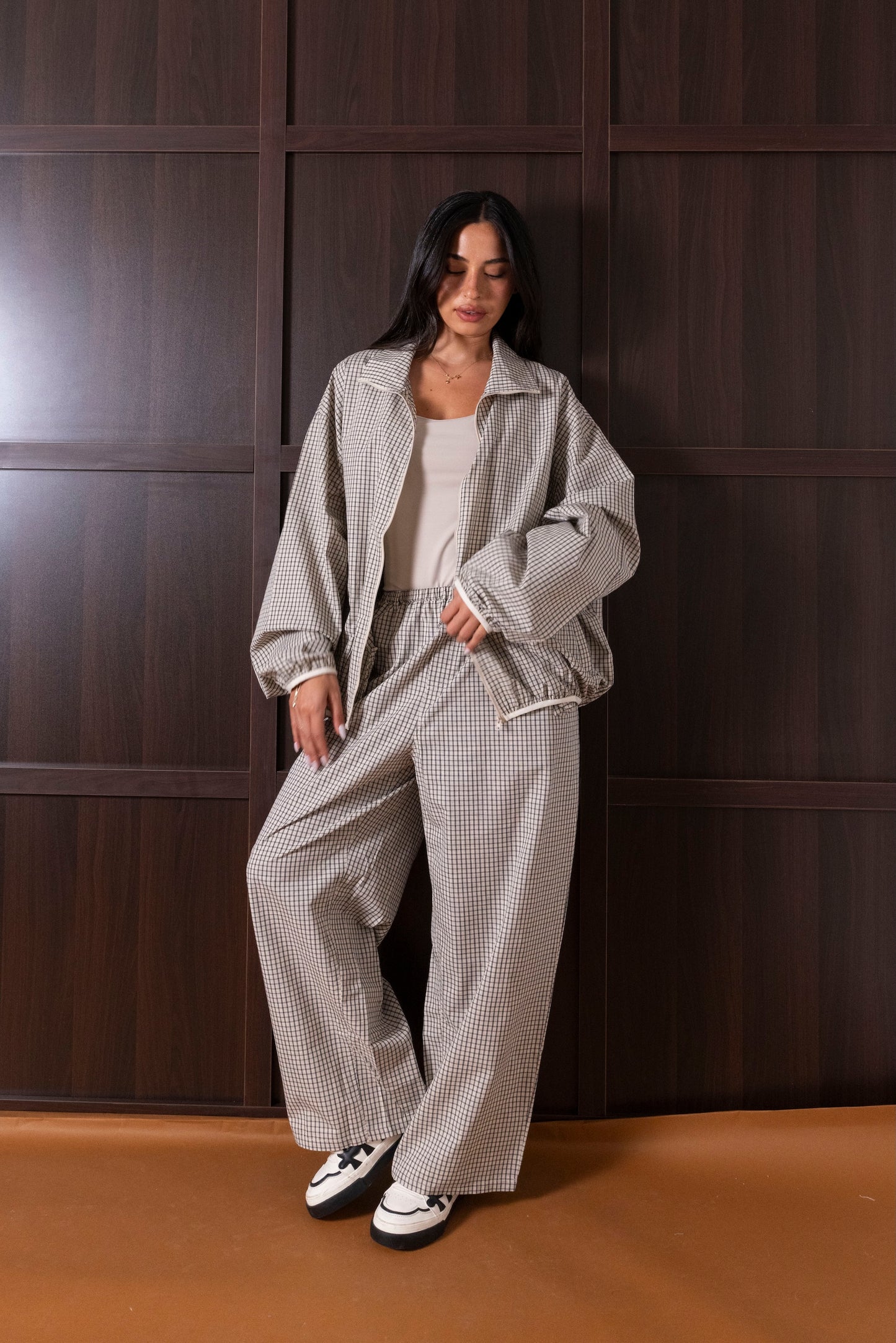 Plaid Oversized Set