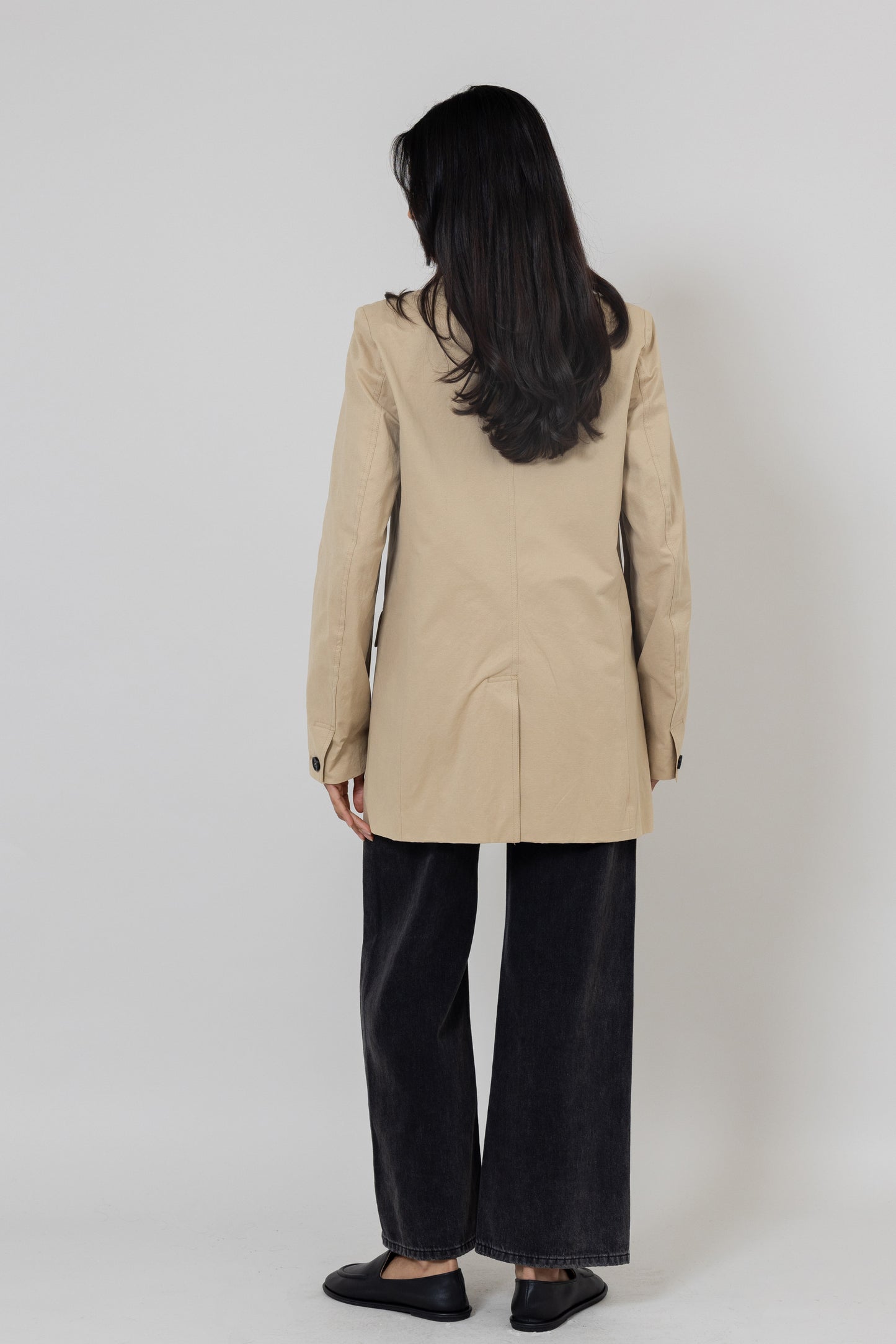 Structured Camel Collared Jacket