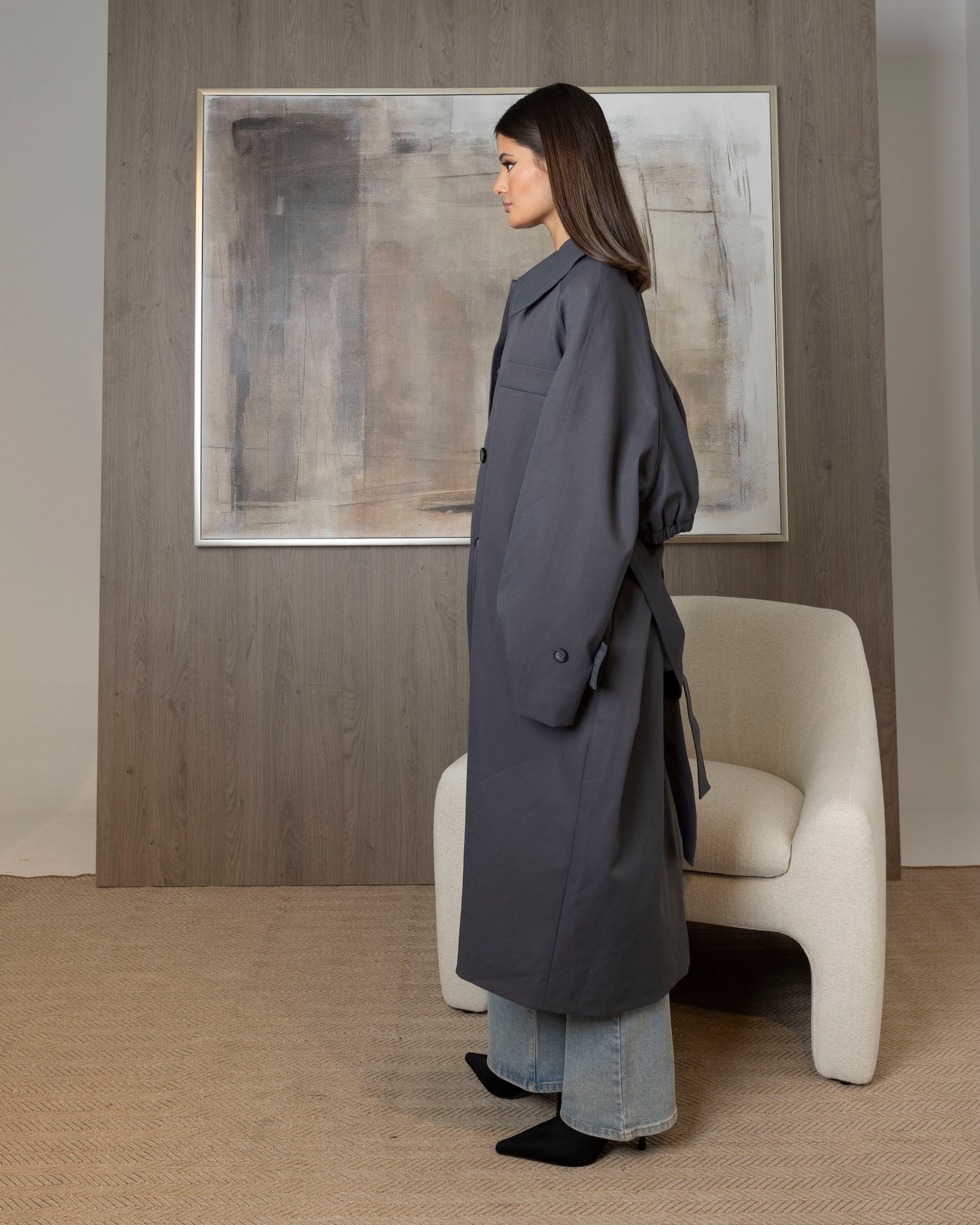 Long Buttoned Jacket