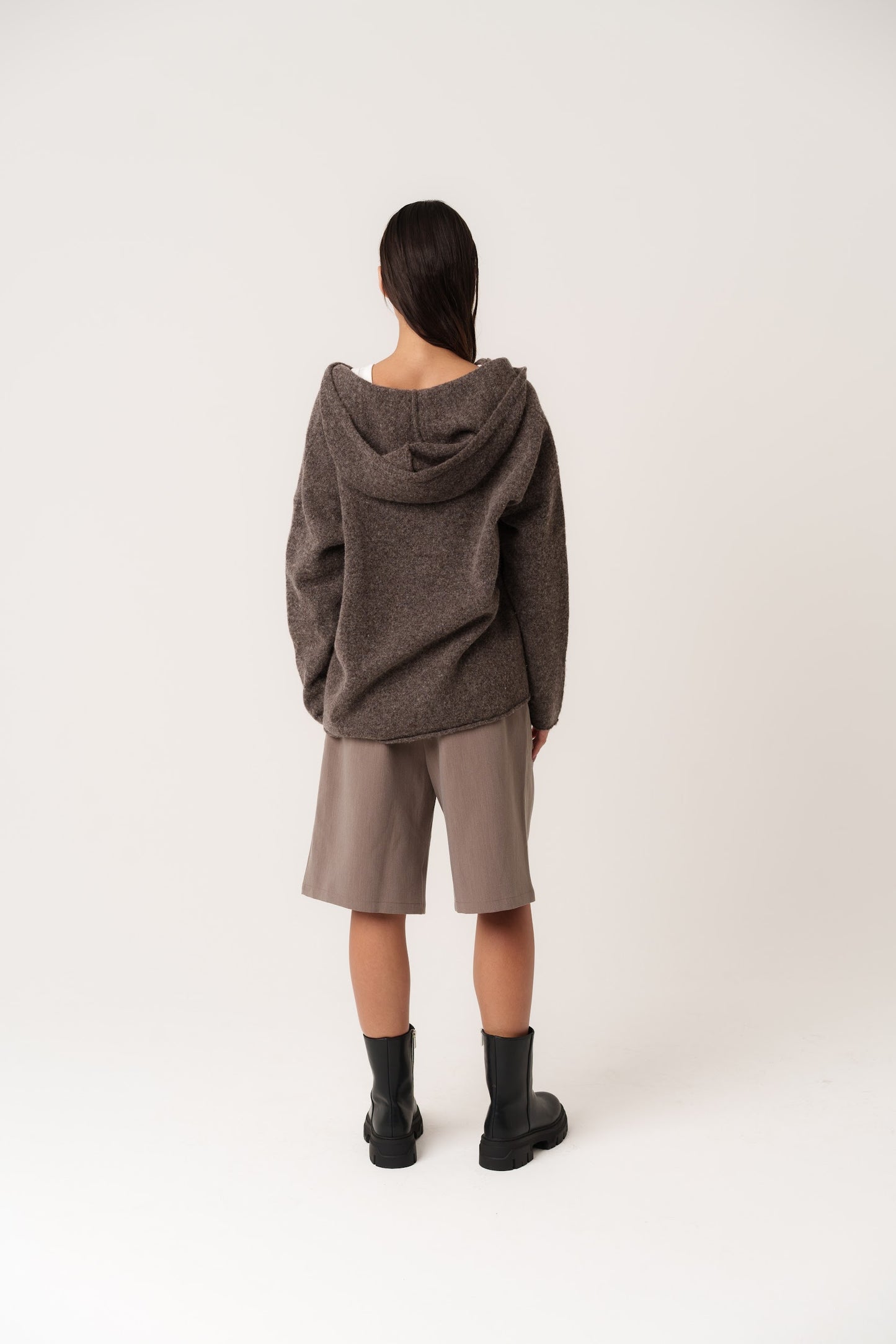 Hooded Knit Top