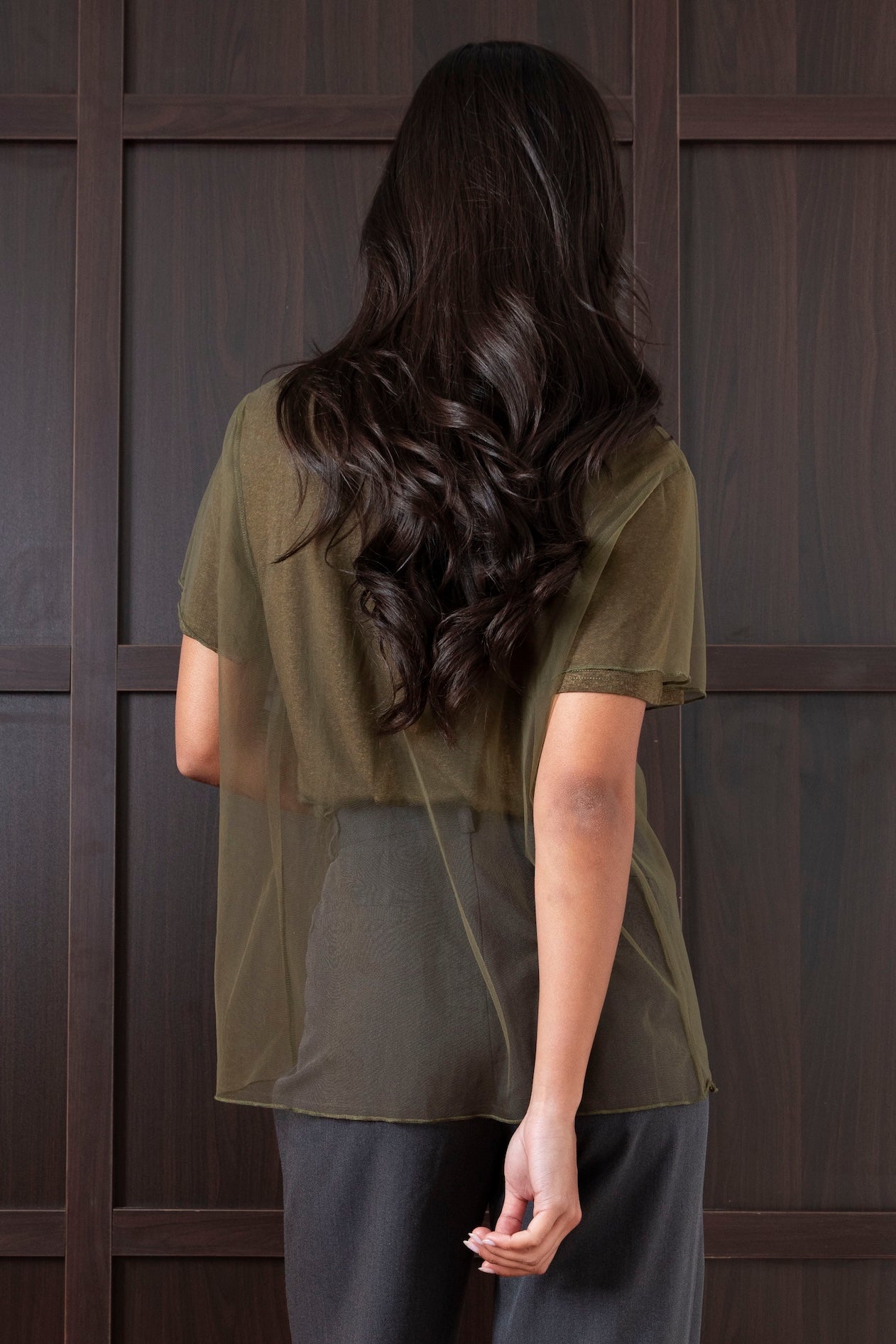 Cotton Tops with Sheer