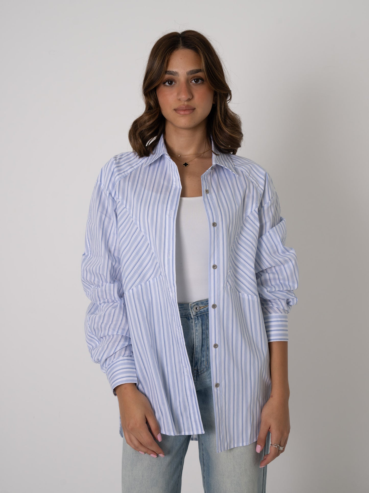 Striped Blue Shirt