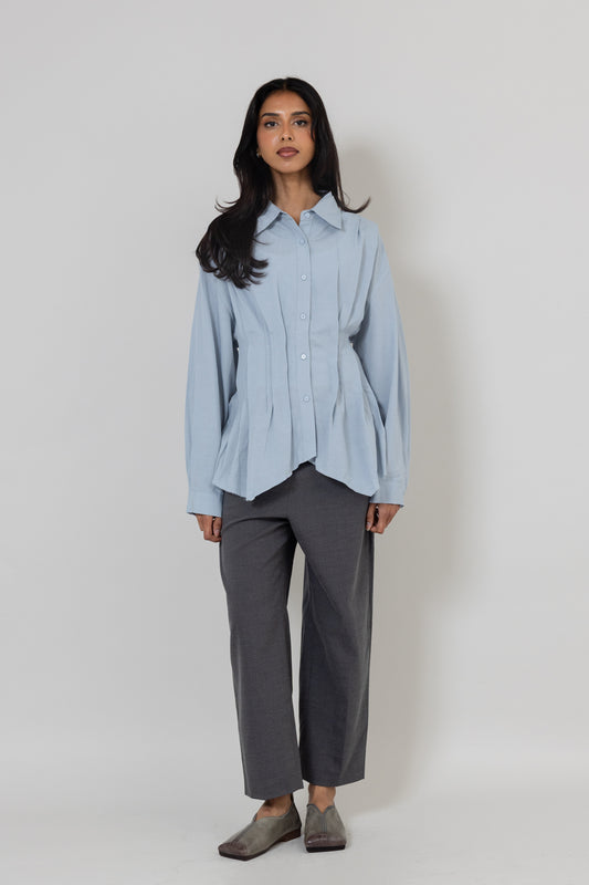 Light Shirt with Cinched Waist
