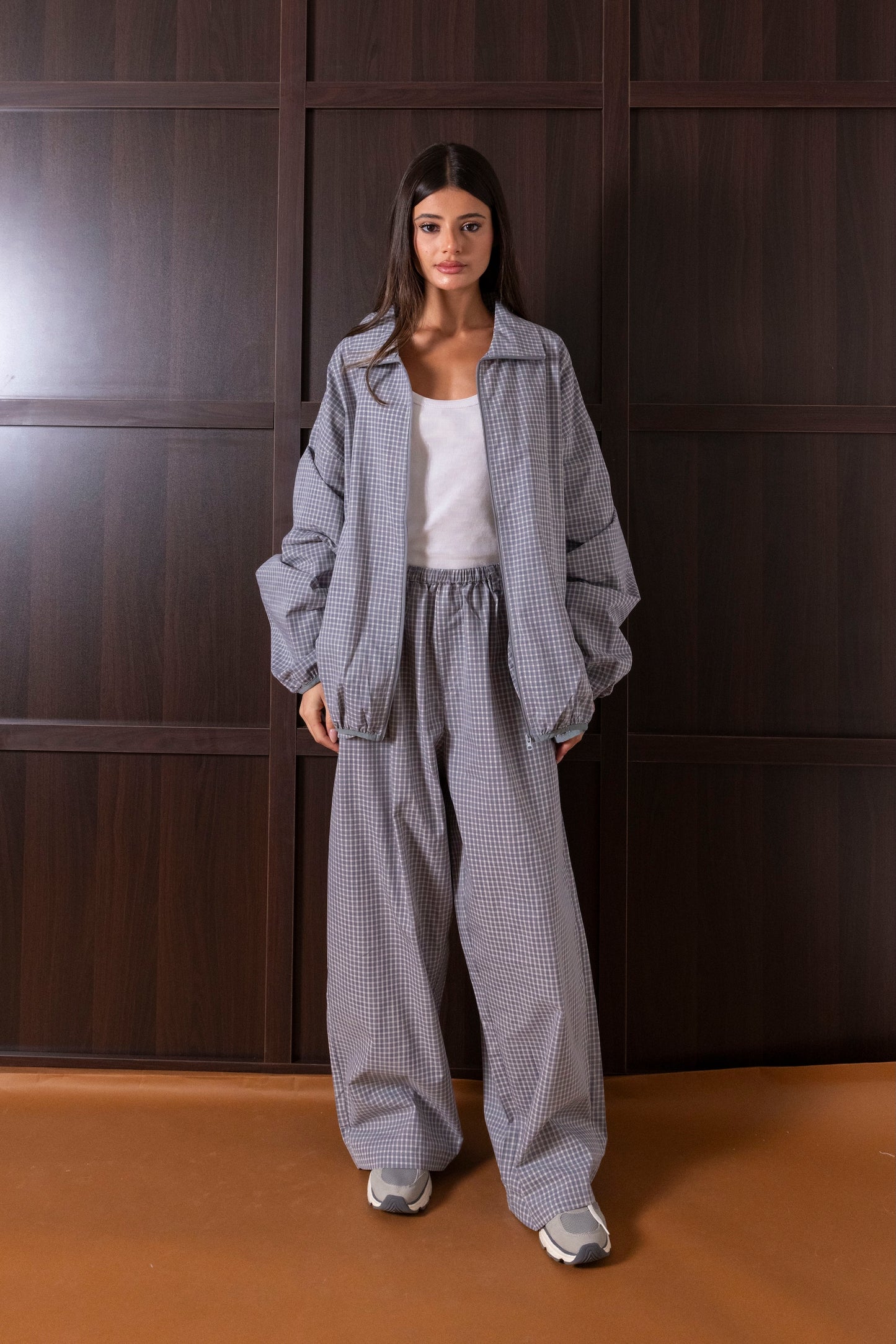 Plaid Oversized Set
