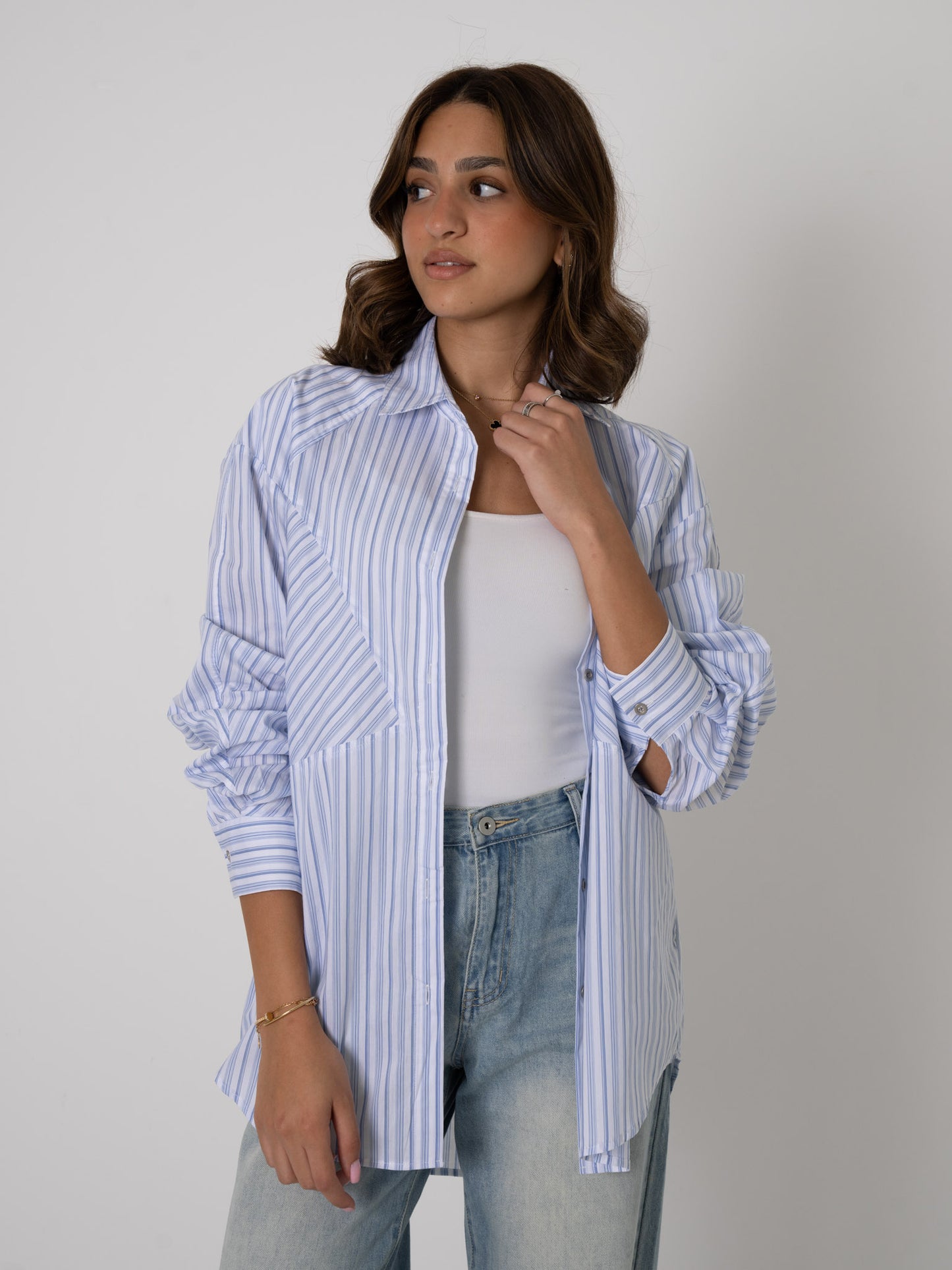 Striped Blue Shirt