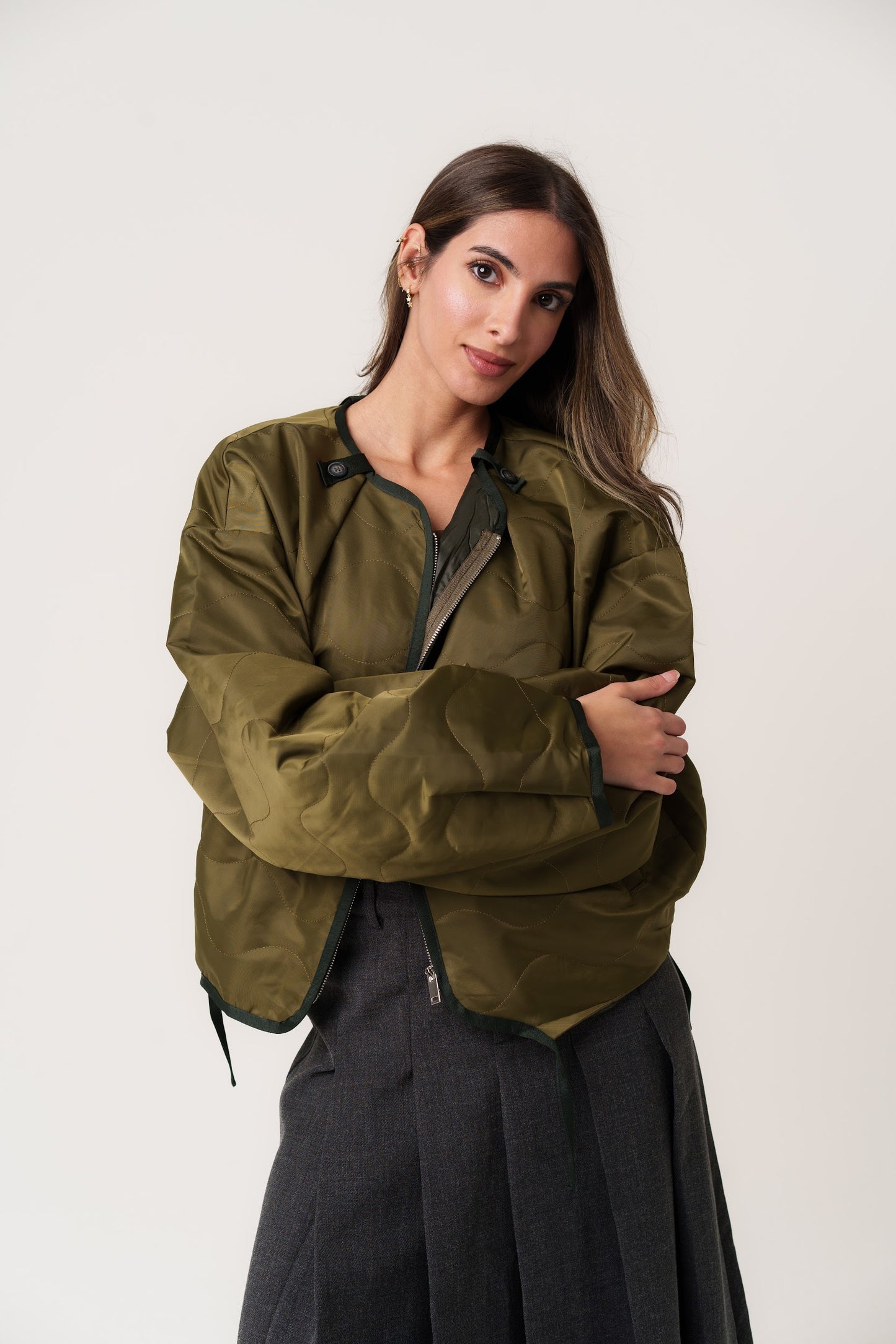 Olive Short Jacket