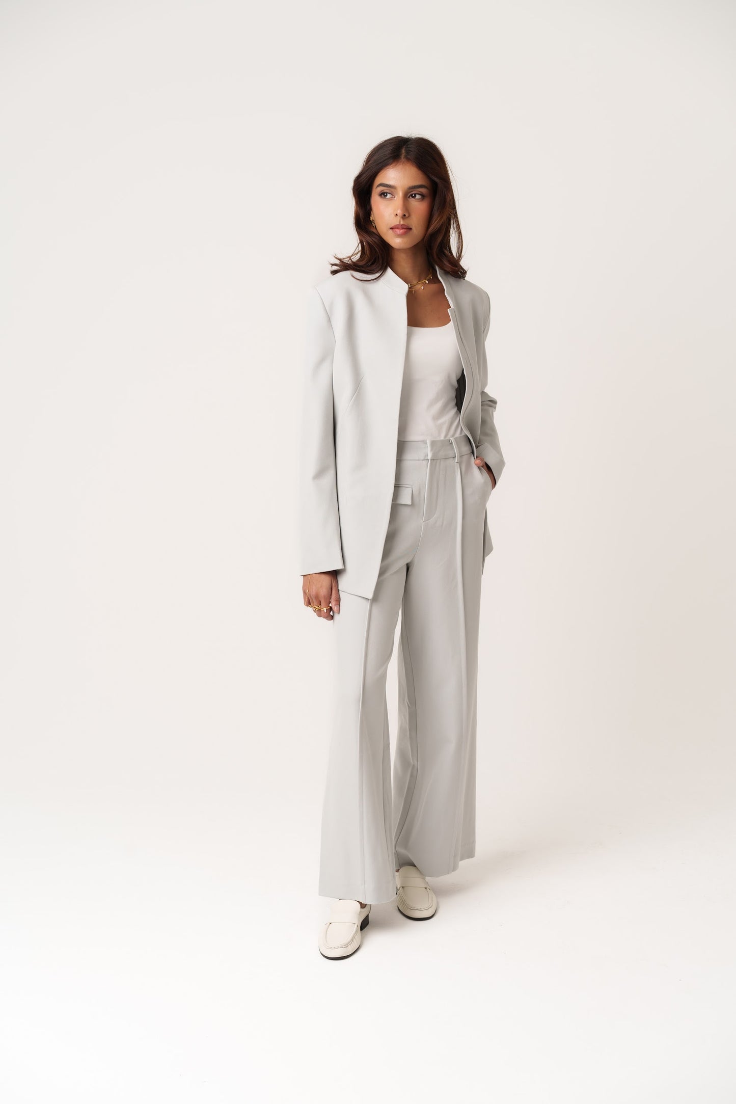 Light Grey Suit Set