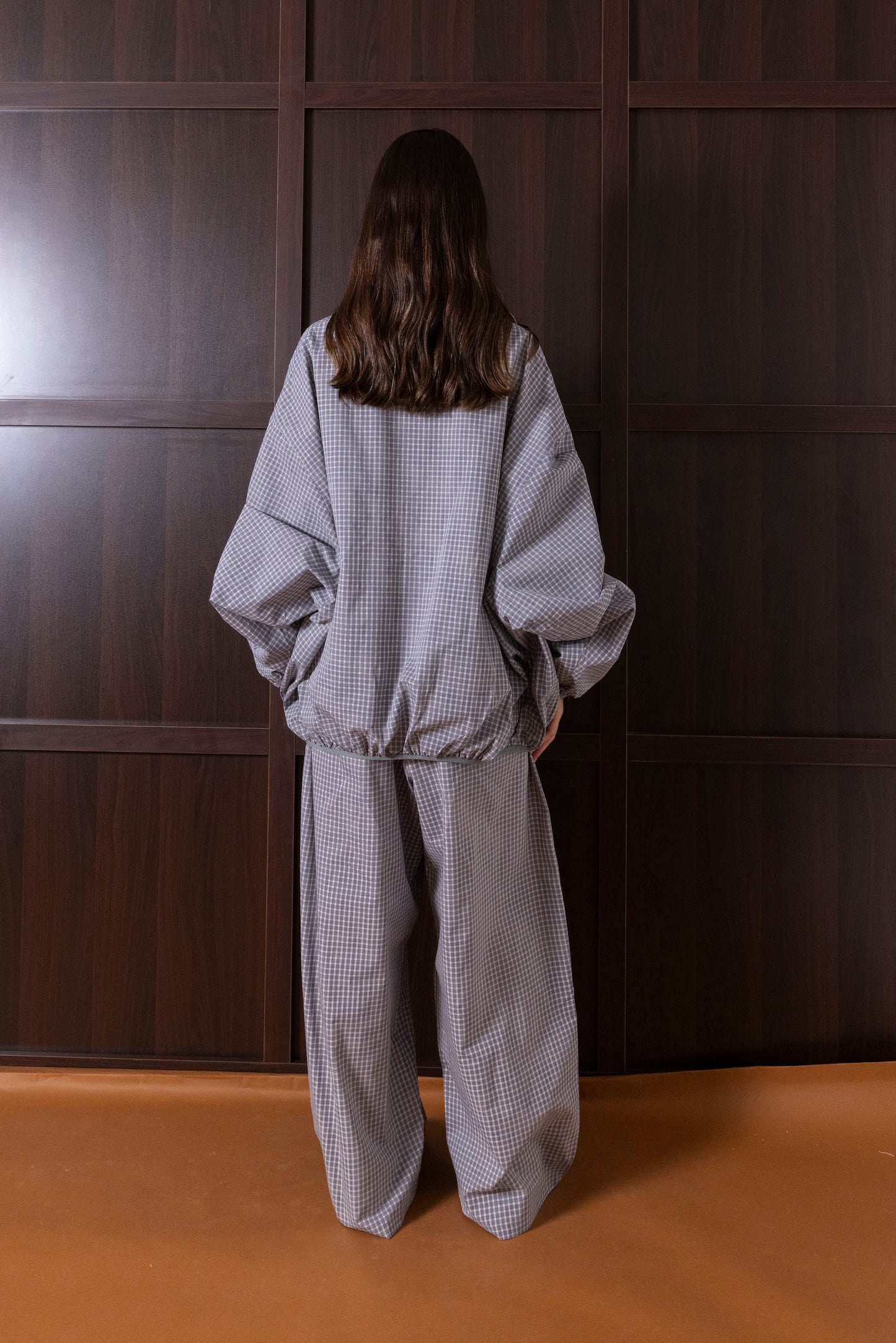 Plaid Oversized Set
