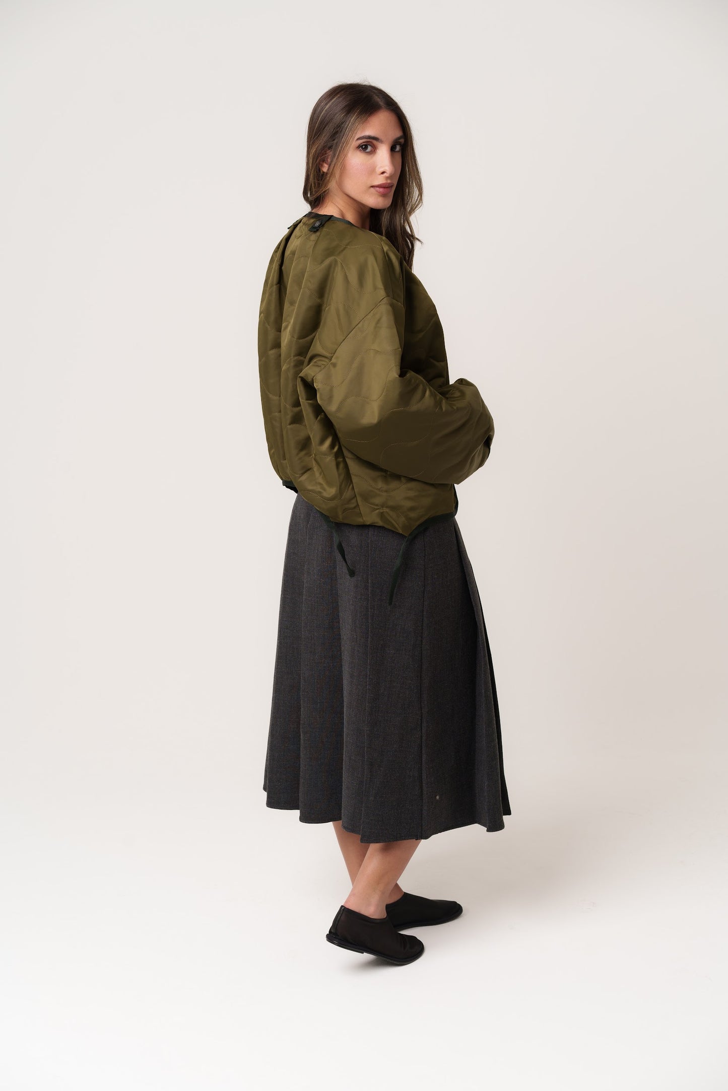 Olive Short Jacket