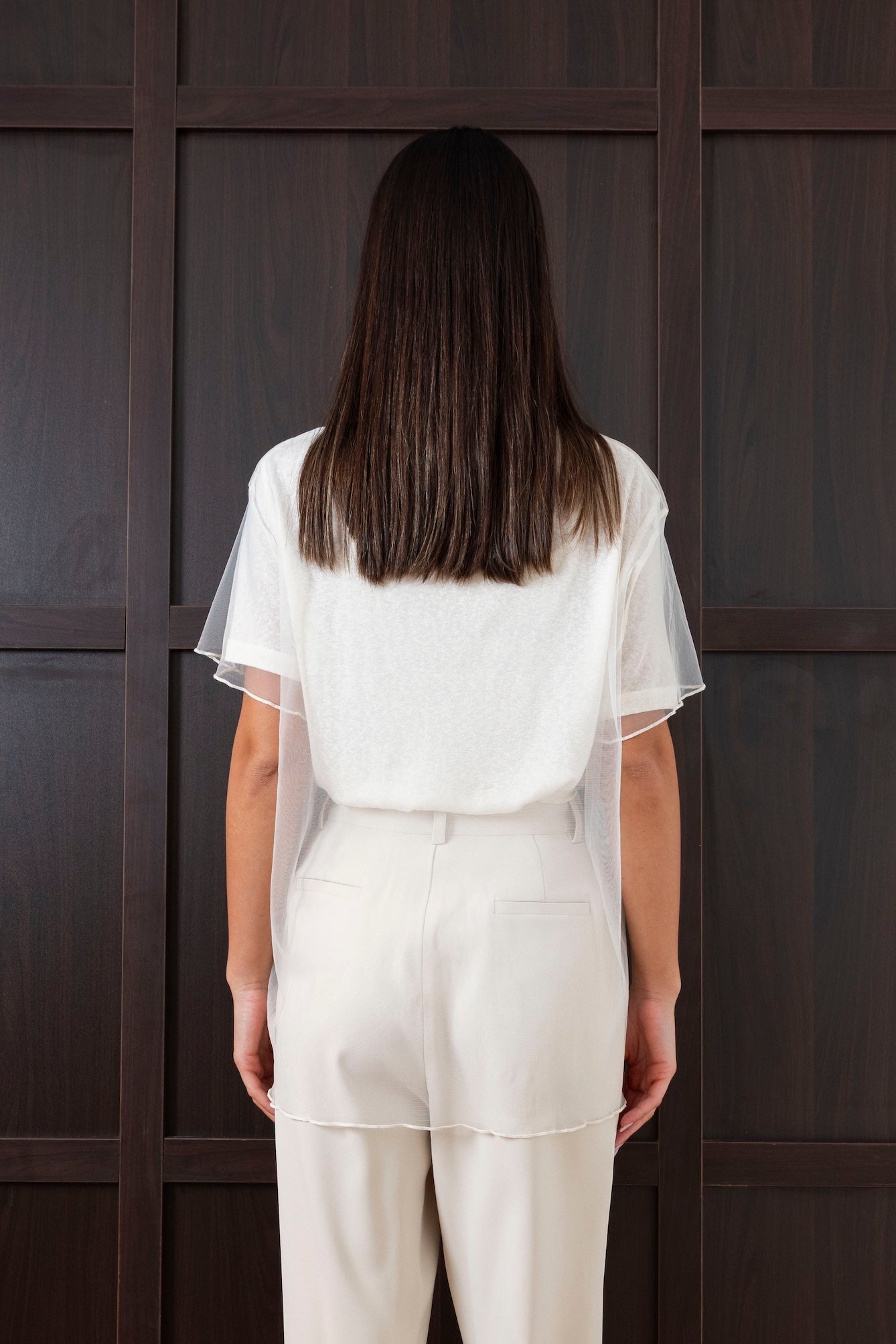 Cotton Tops with Sheer