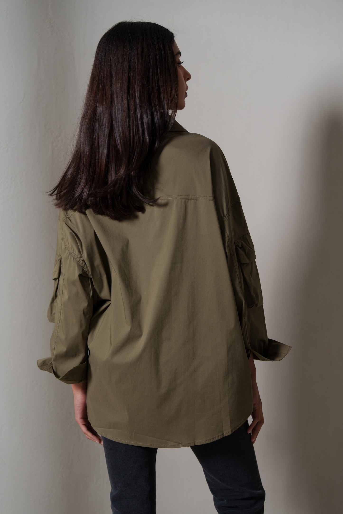 Khaki Cargo Shirt
