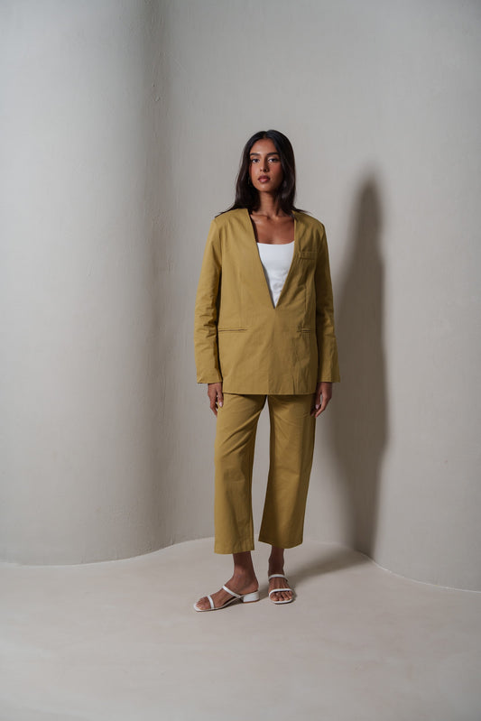 Modern Beige Suit Set