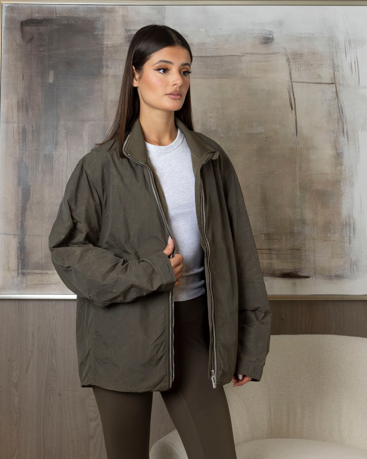 Olive Double Jacket