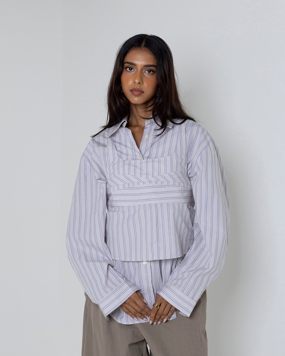 Striped Corset Shirt