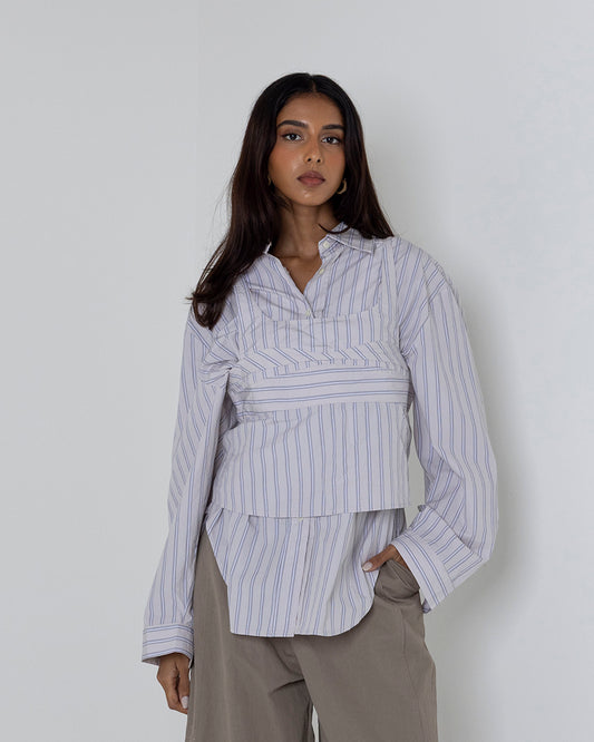 Striped Corset Shirt