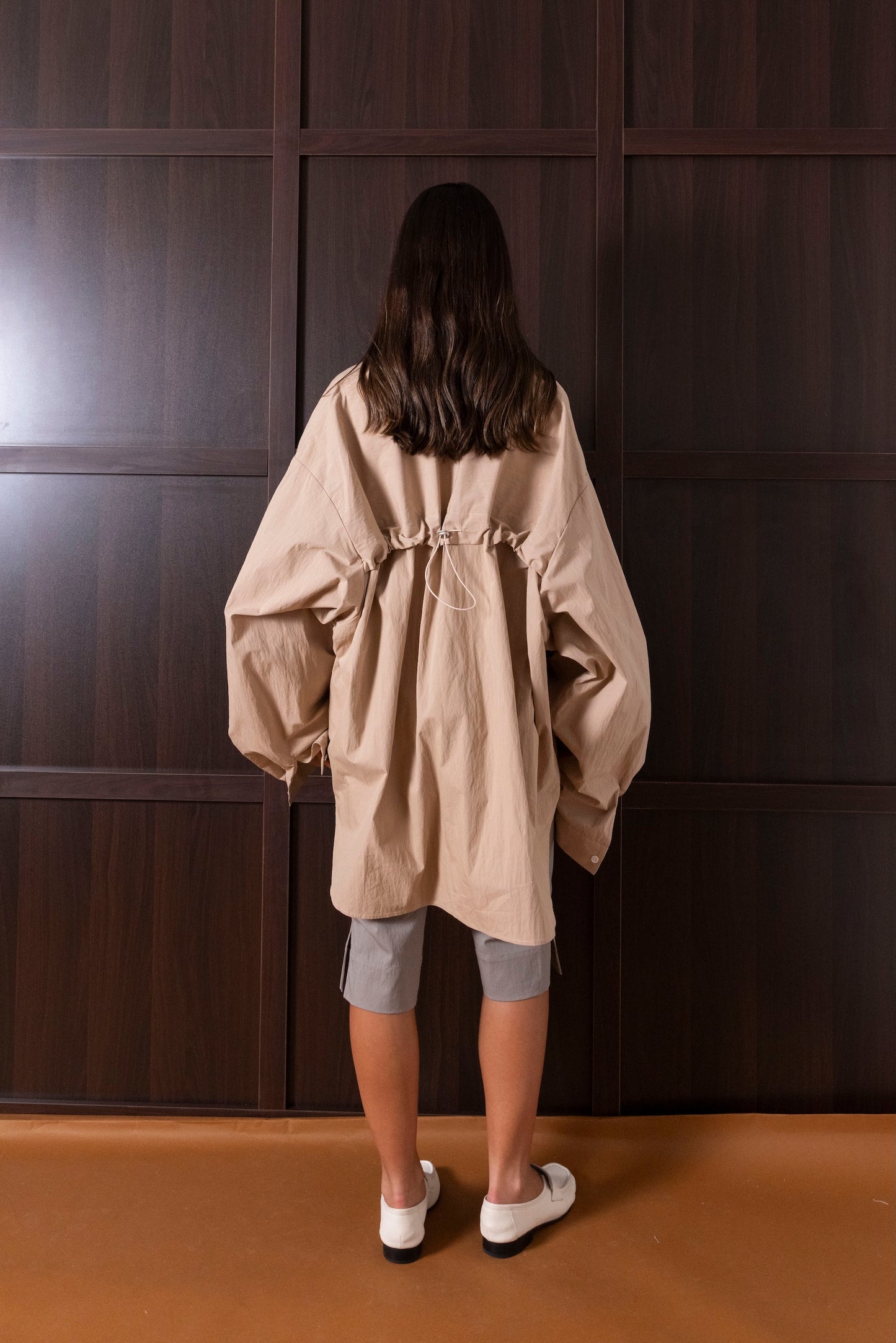 Beige Jacket with Garters
