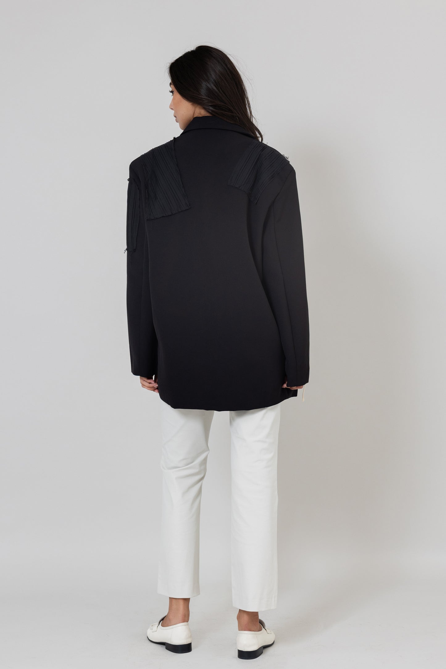 Structured Fringe Jacket