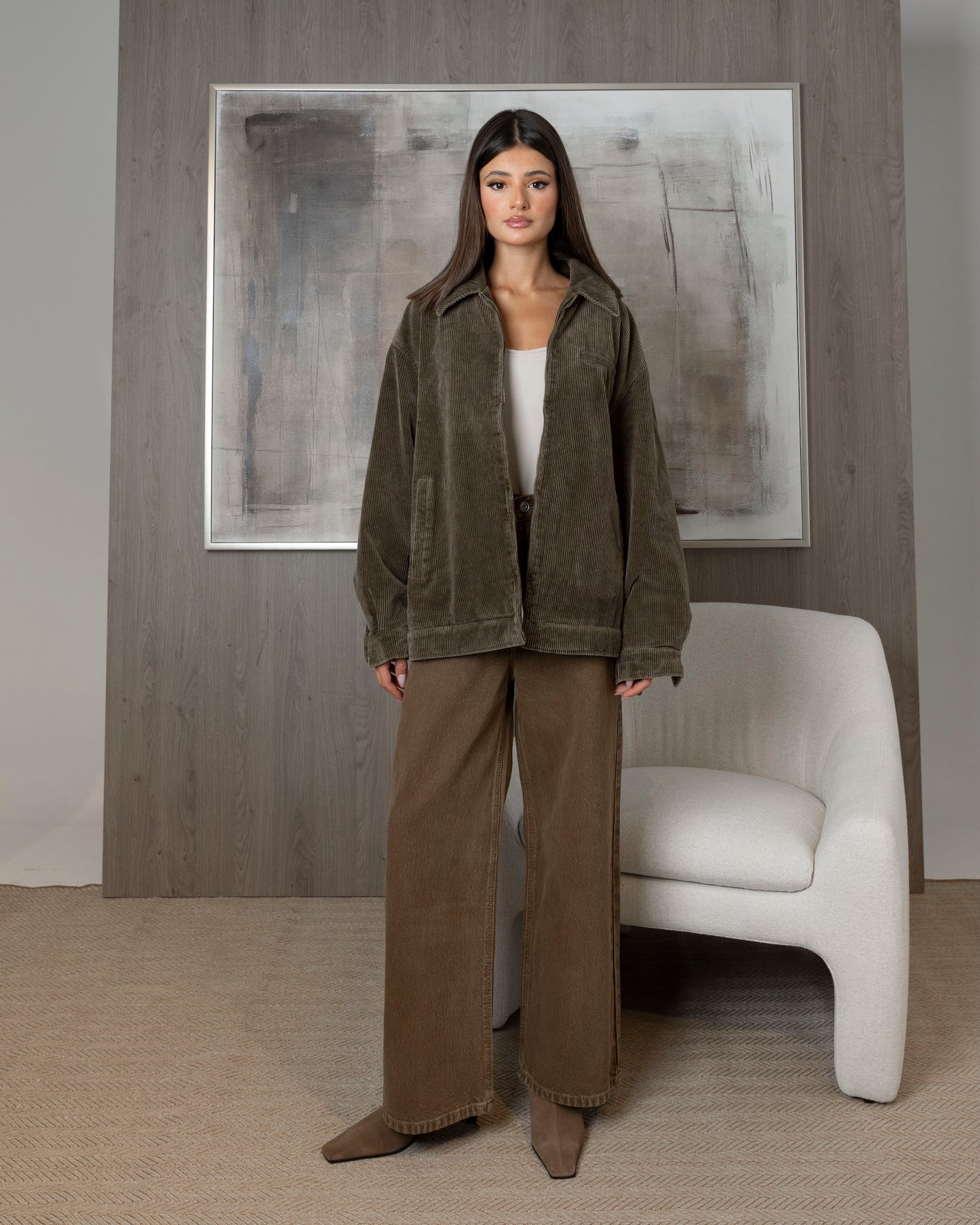 Corduroy Olive Jacket