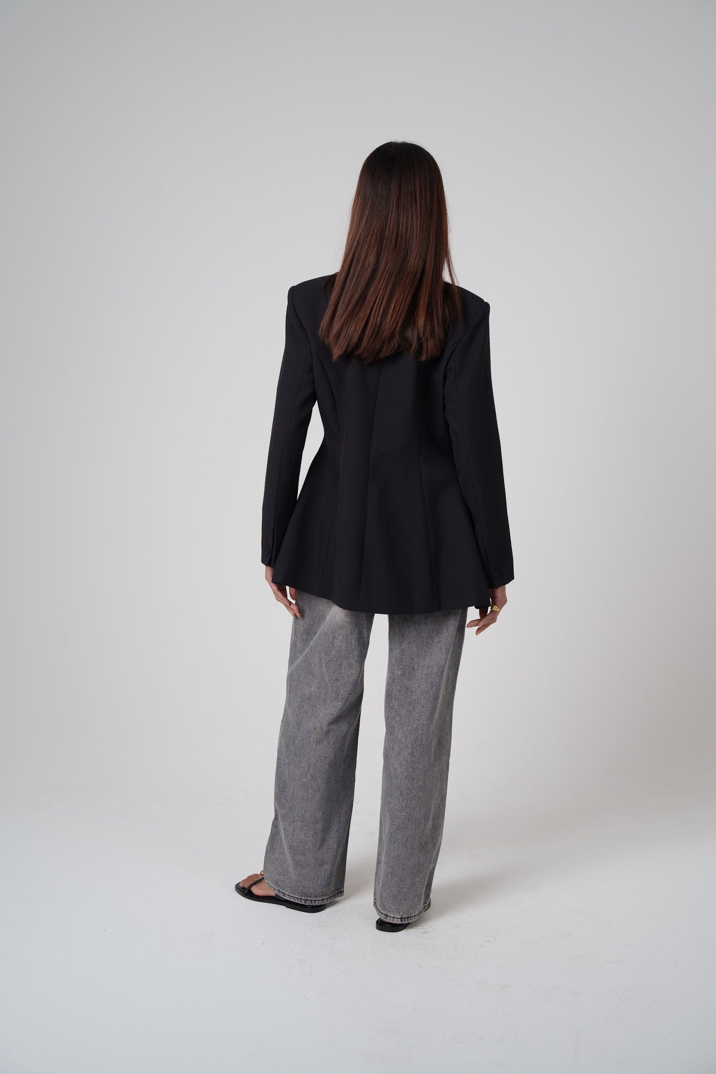 Structured Buttoned Blazer