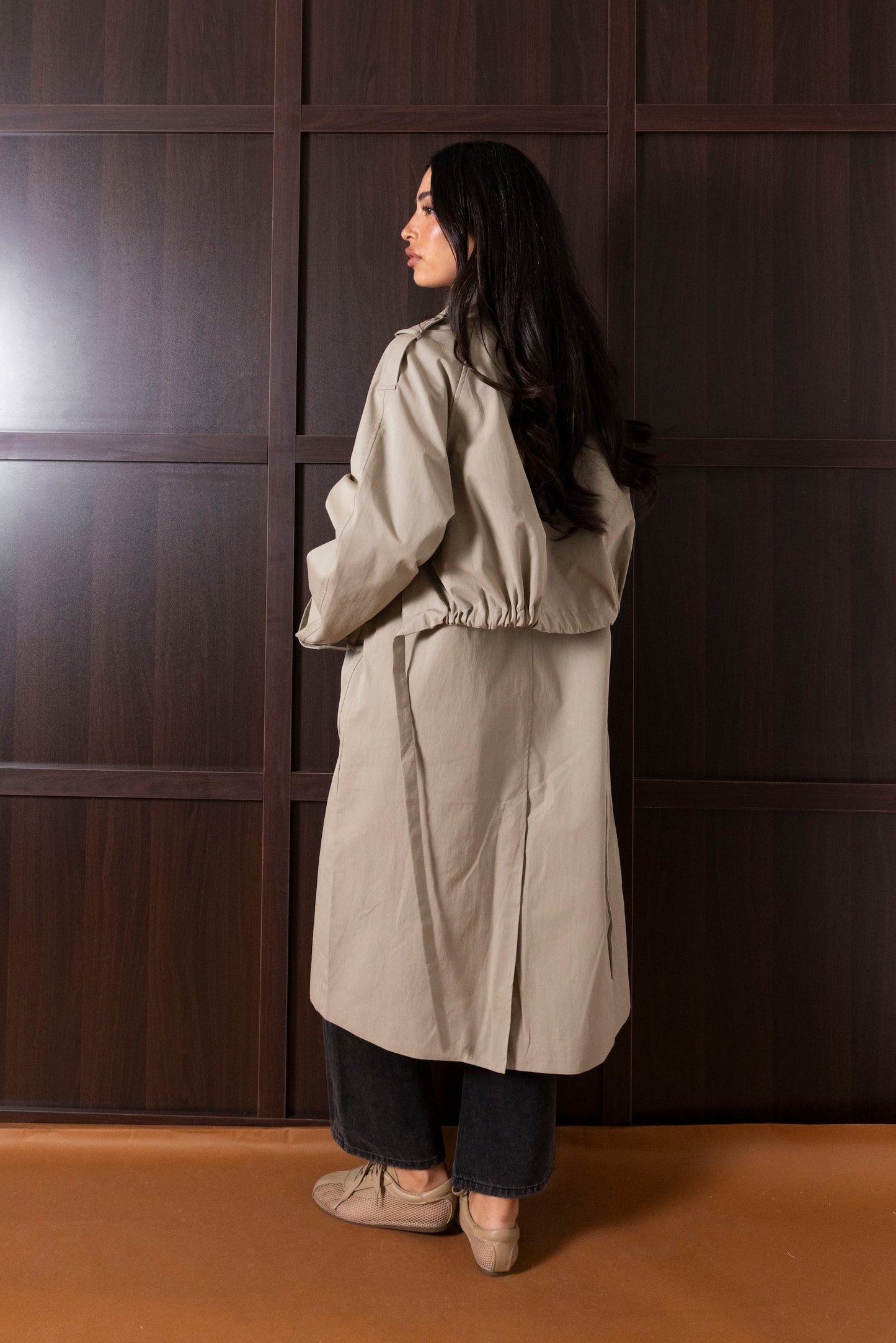 Stand Collar Minimal Trench