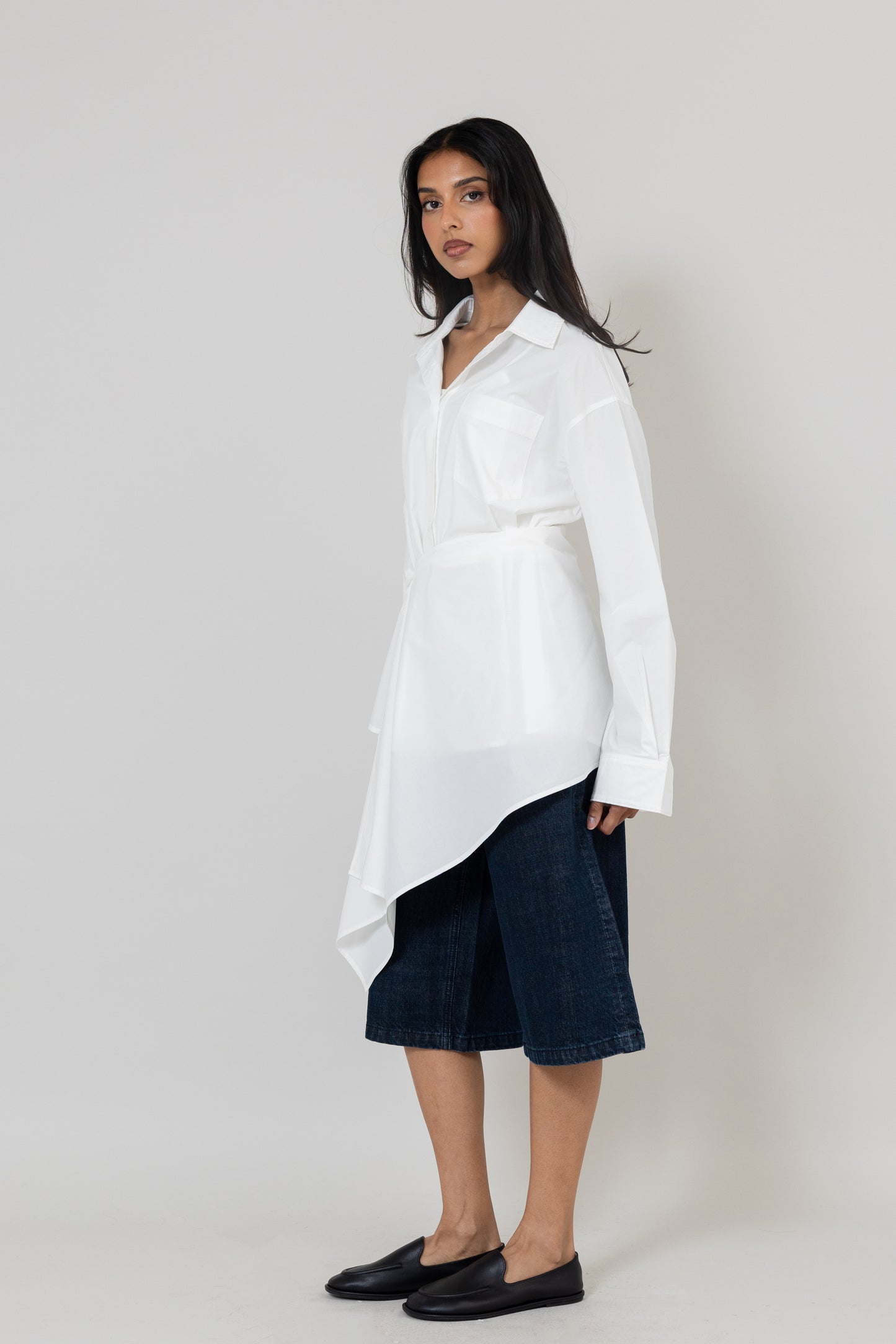 Asymmetric Wrap Shirt