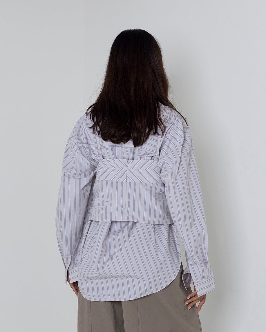Striped Corset Shirt