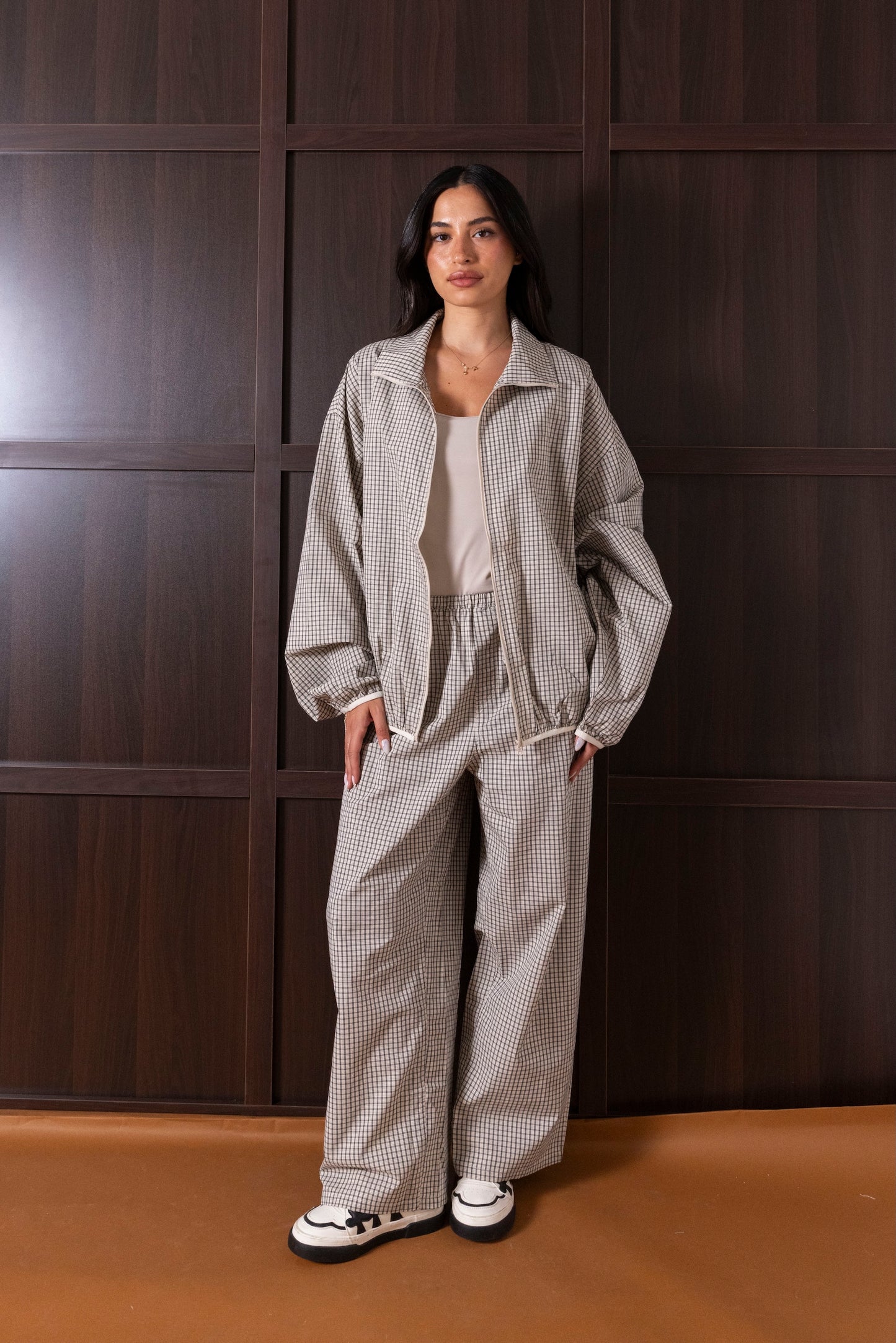 Plaid Oversized Set