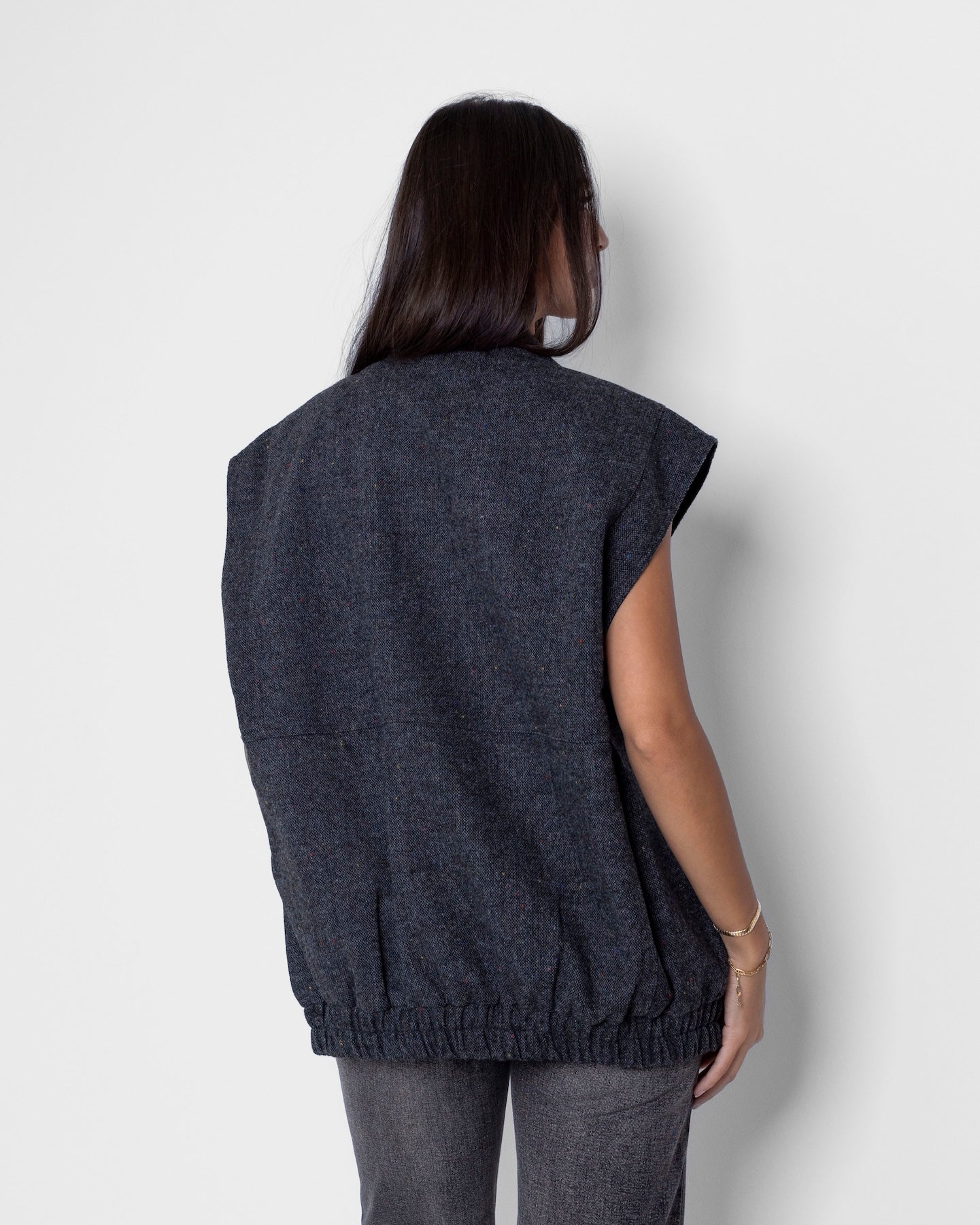 Wool Oversized Vest