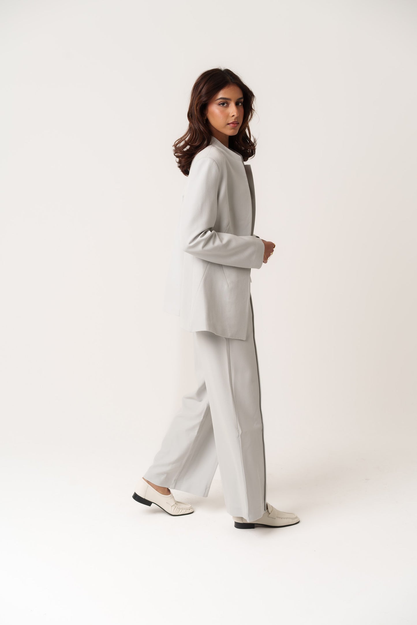 Light Grey Suit Set