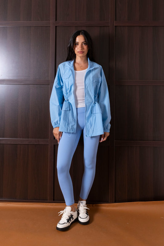 Light Blue Jacket with Pockets & Garters