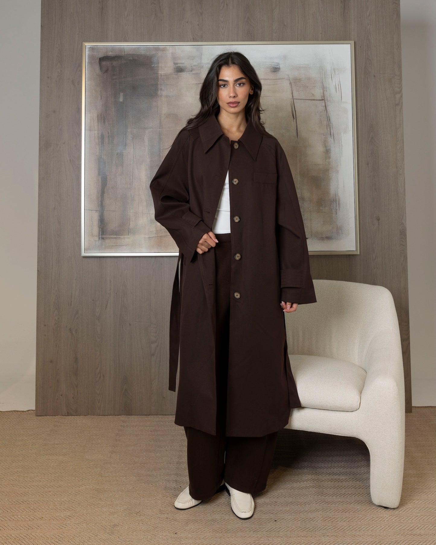 Long Buttoned Jacket