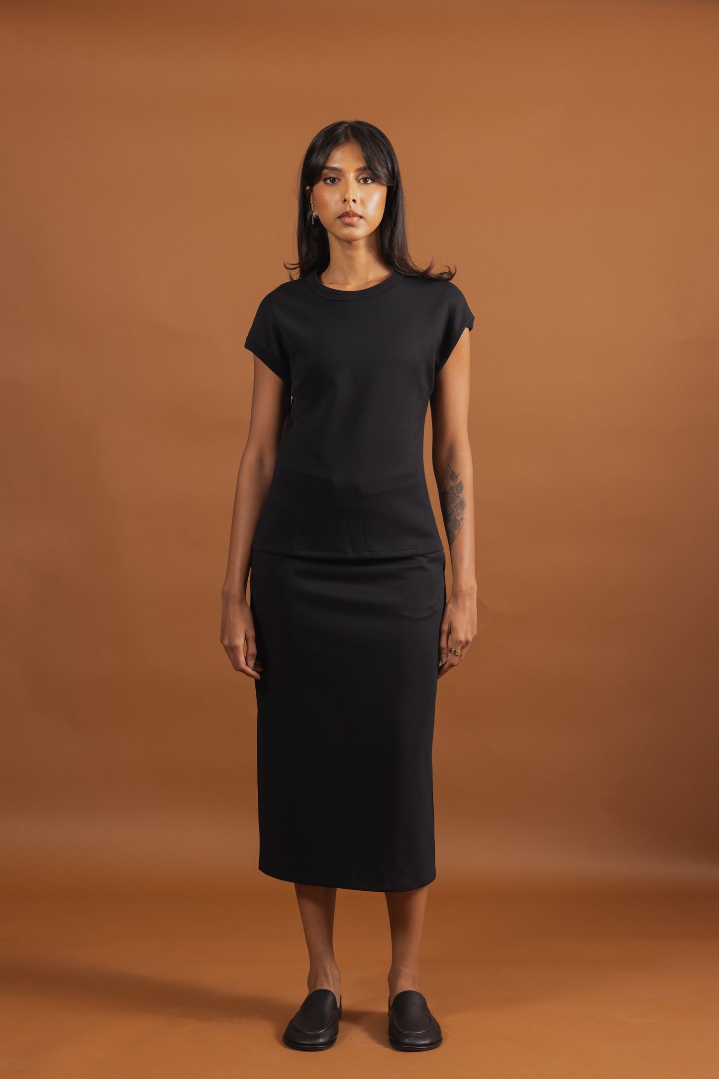 Scuba Fabric Skirt Sets (2 colors)