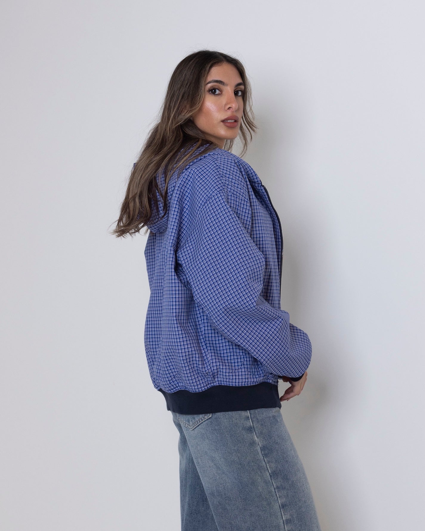 Reversible Navy Hooded Jacket