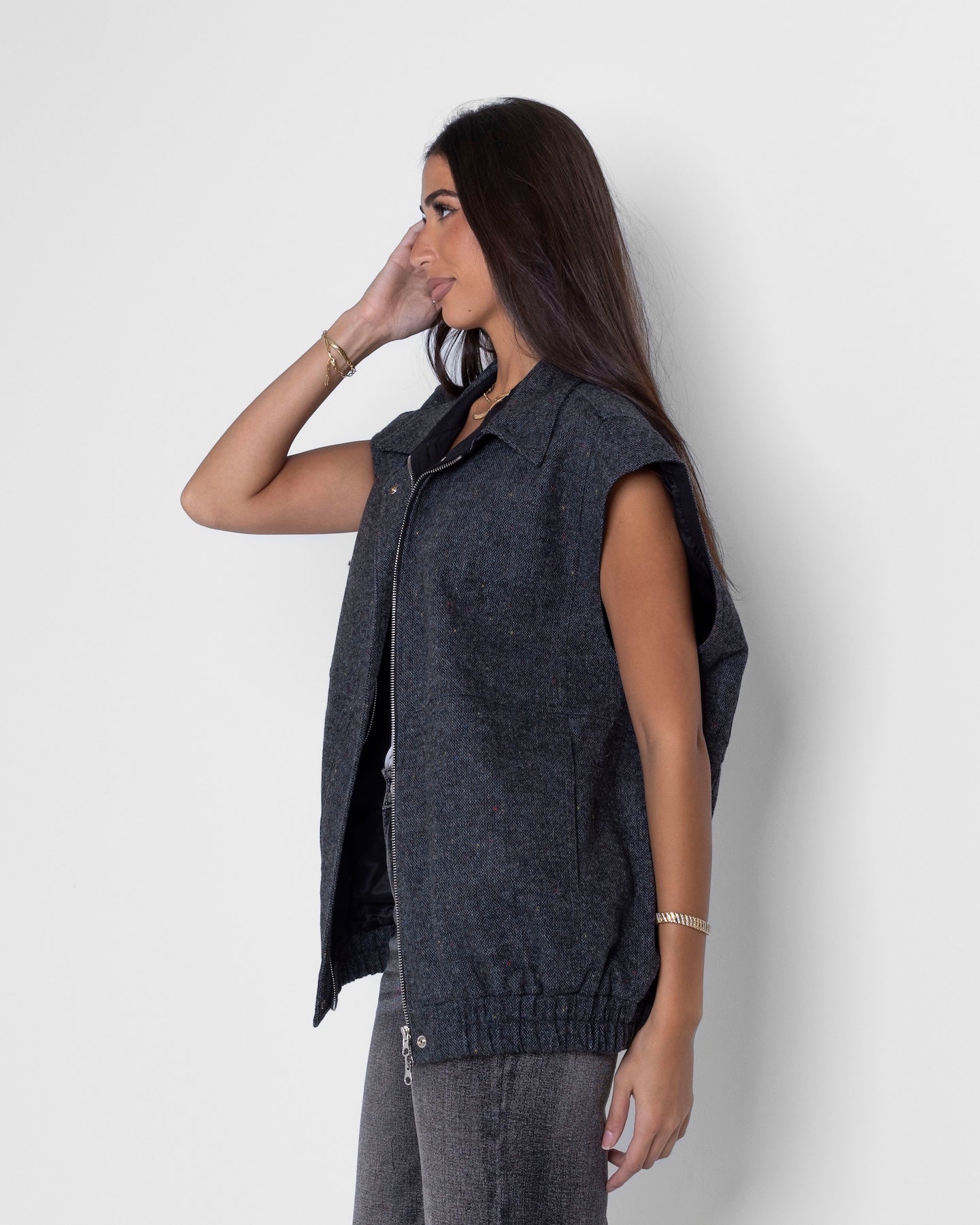 Wool Oversized Vest