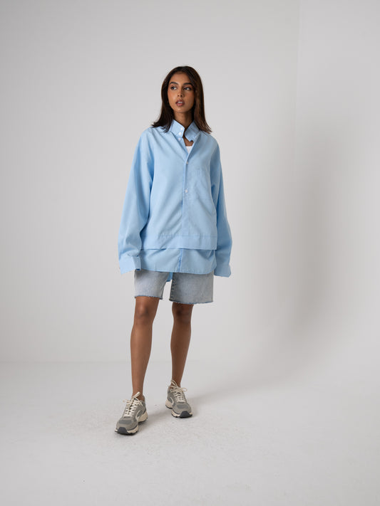 Layered Light Blue Shirt