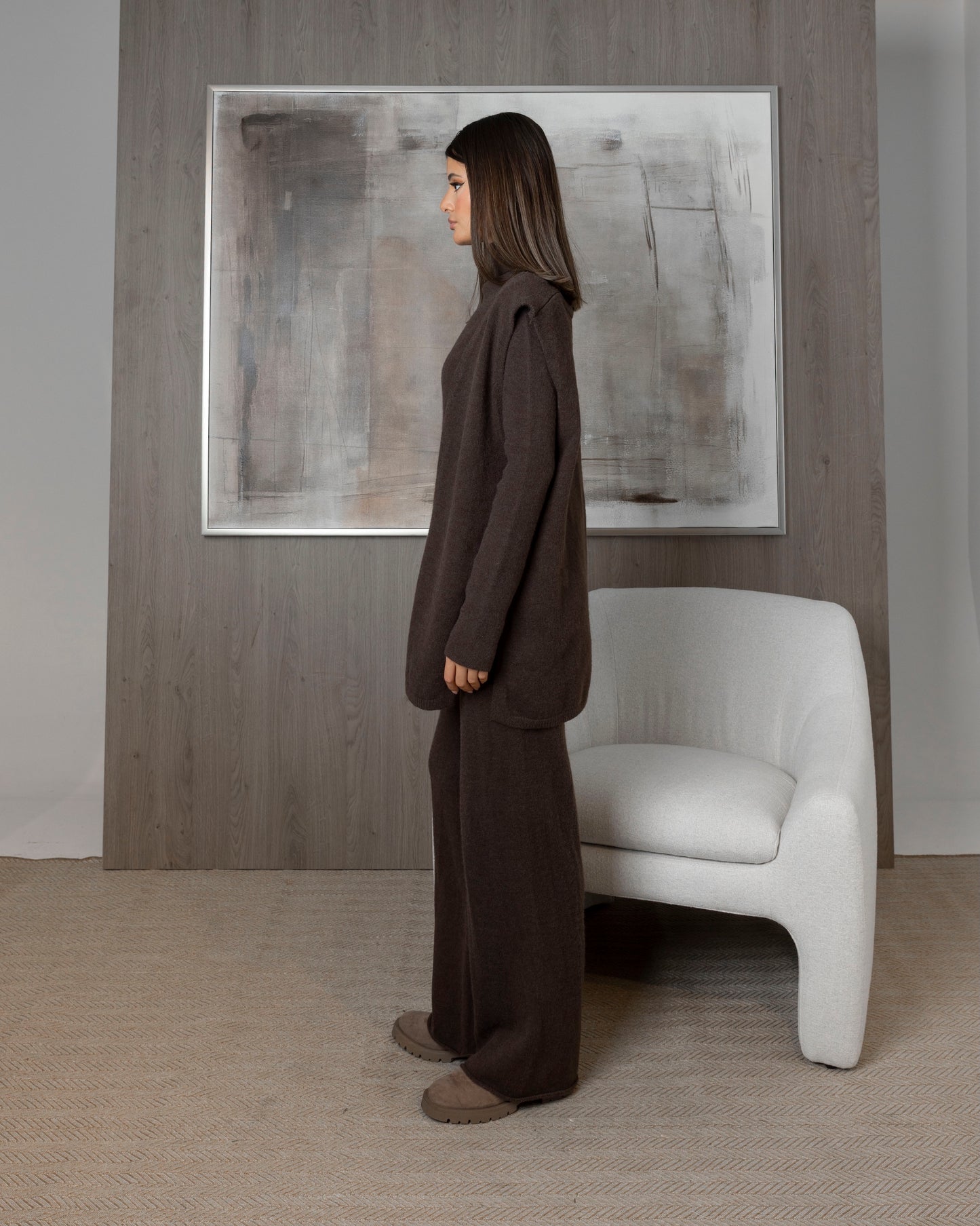 3 Piece Knit Set (Pants, Long Sleeve Top, & Sleeveless Top)