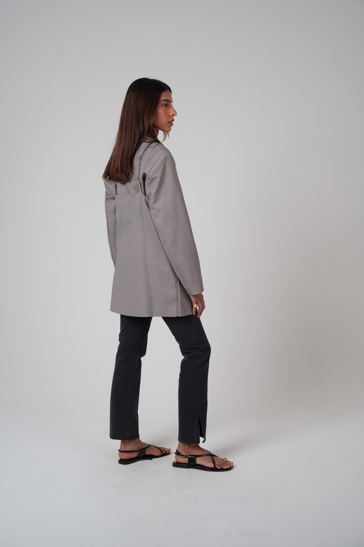 Structured Oversized 2 Piece Blazer