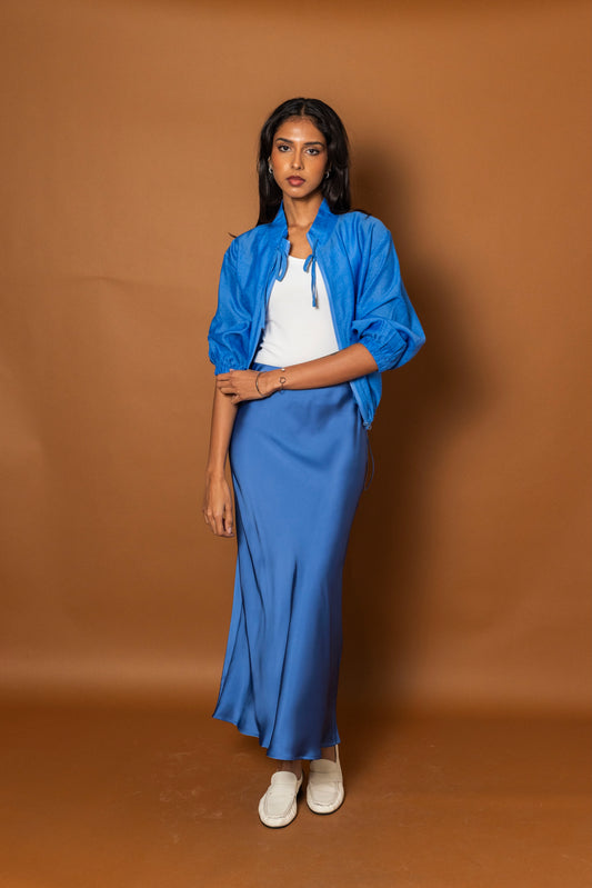Blue Short Light Jacket