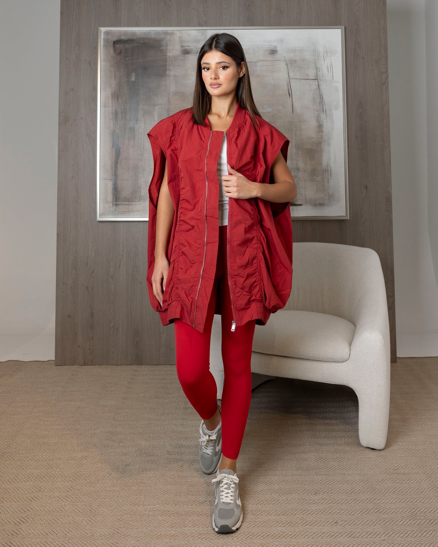 Leggings (Blue & Red)