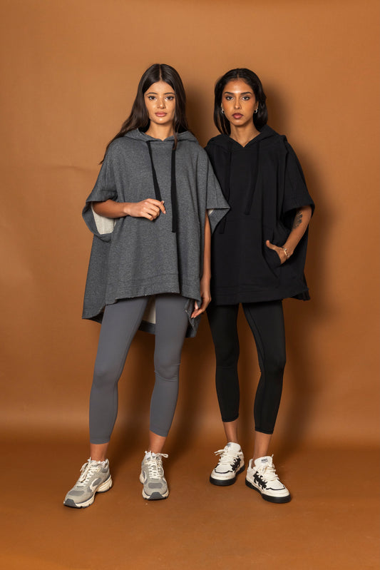 Hooded Oversized Tops