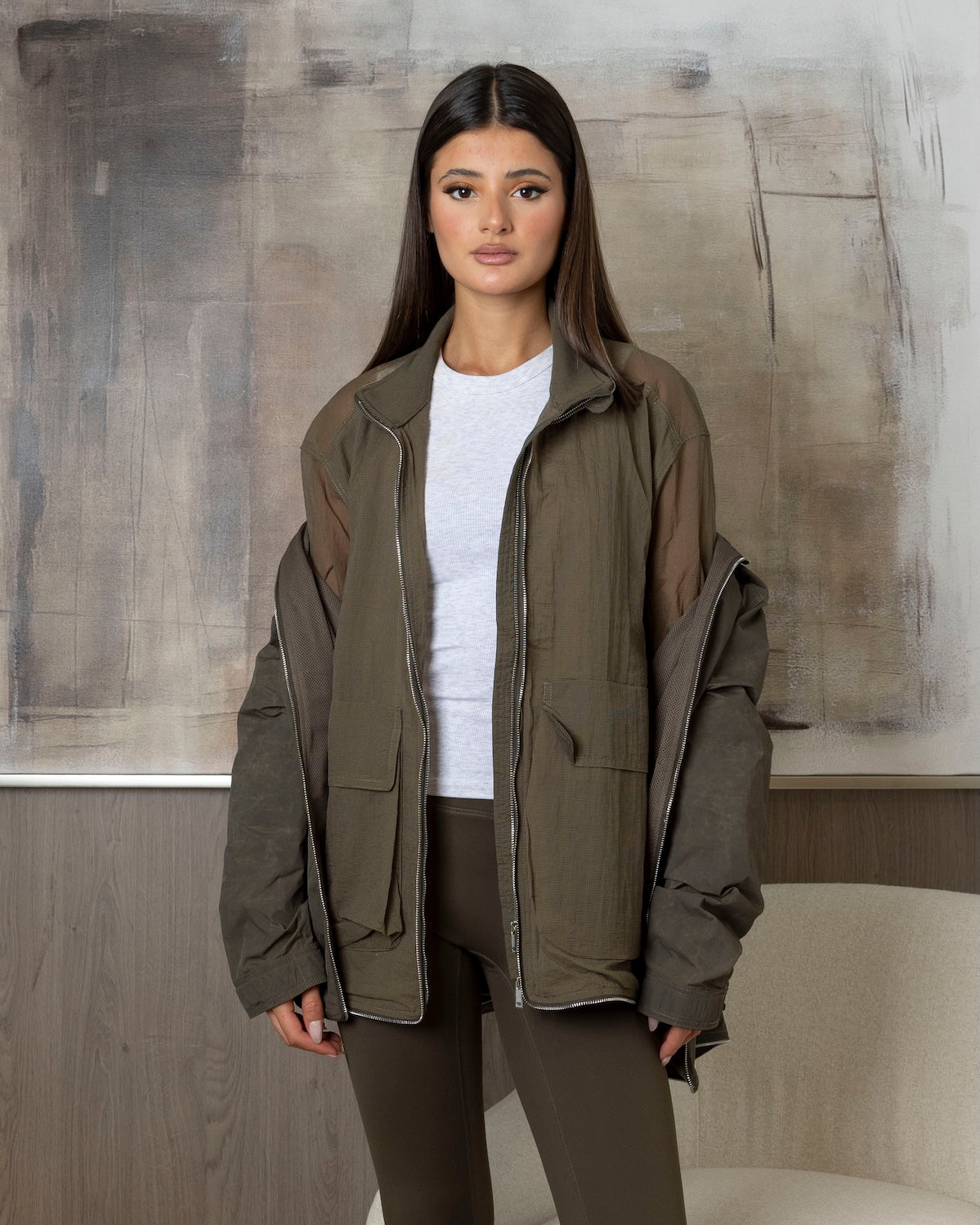 Olive Double Jacket