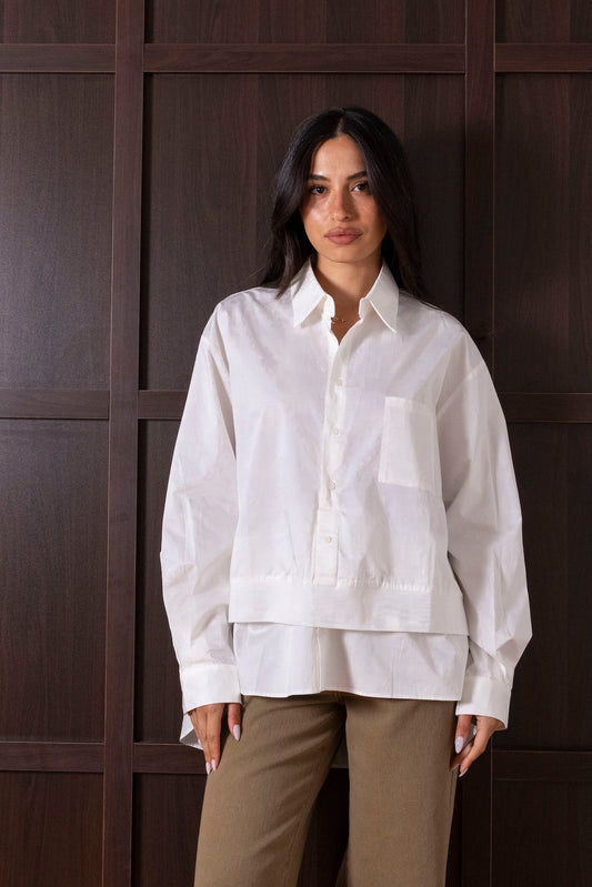 Layered White Shirt