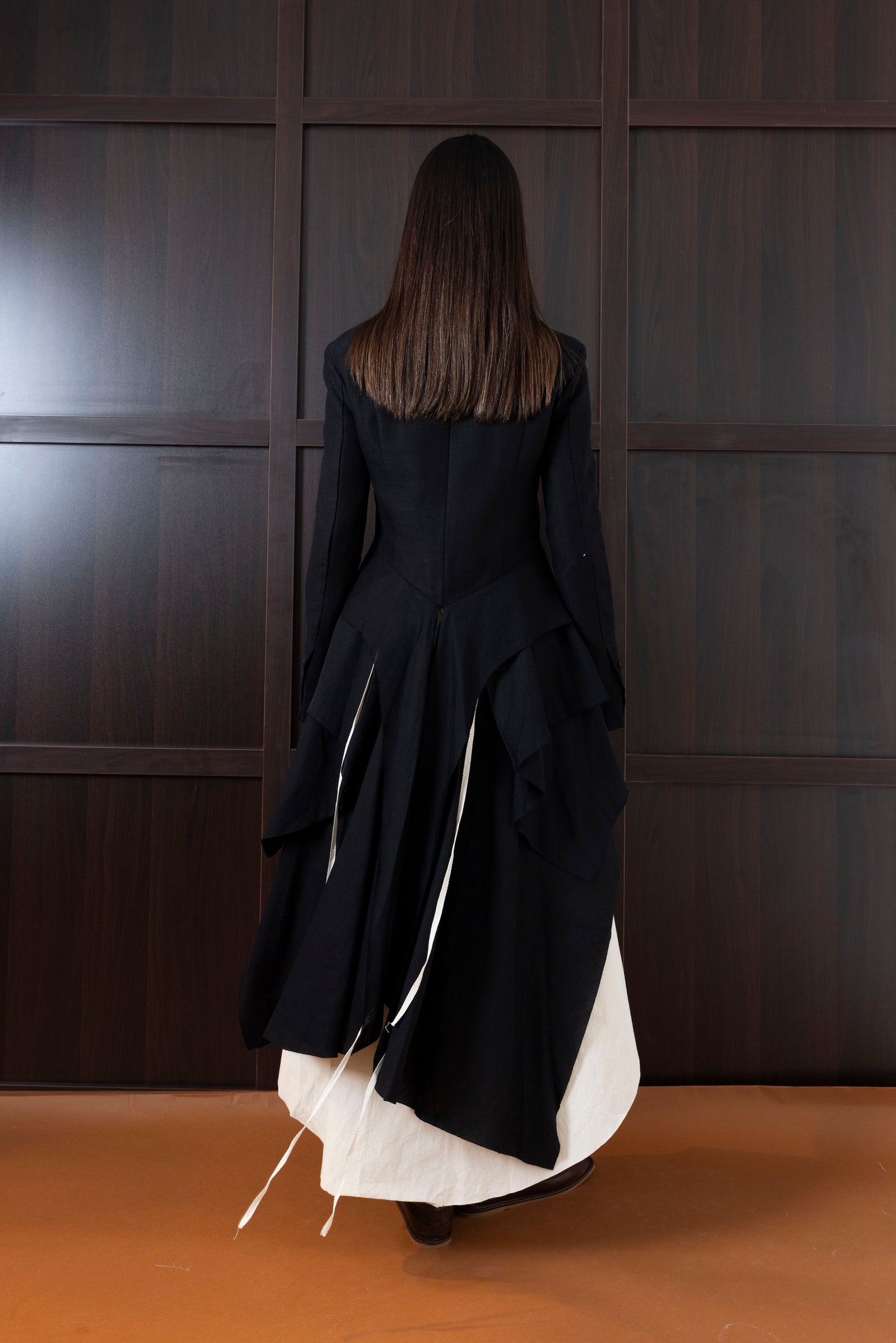 Draped Tailored Blazer